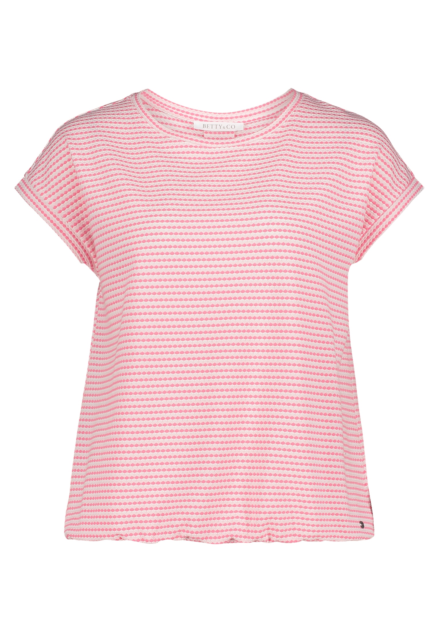 Betty&Co Rundhalsshirt »Casual-Shirt mit Gummizug«