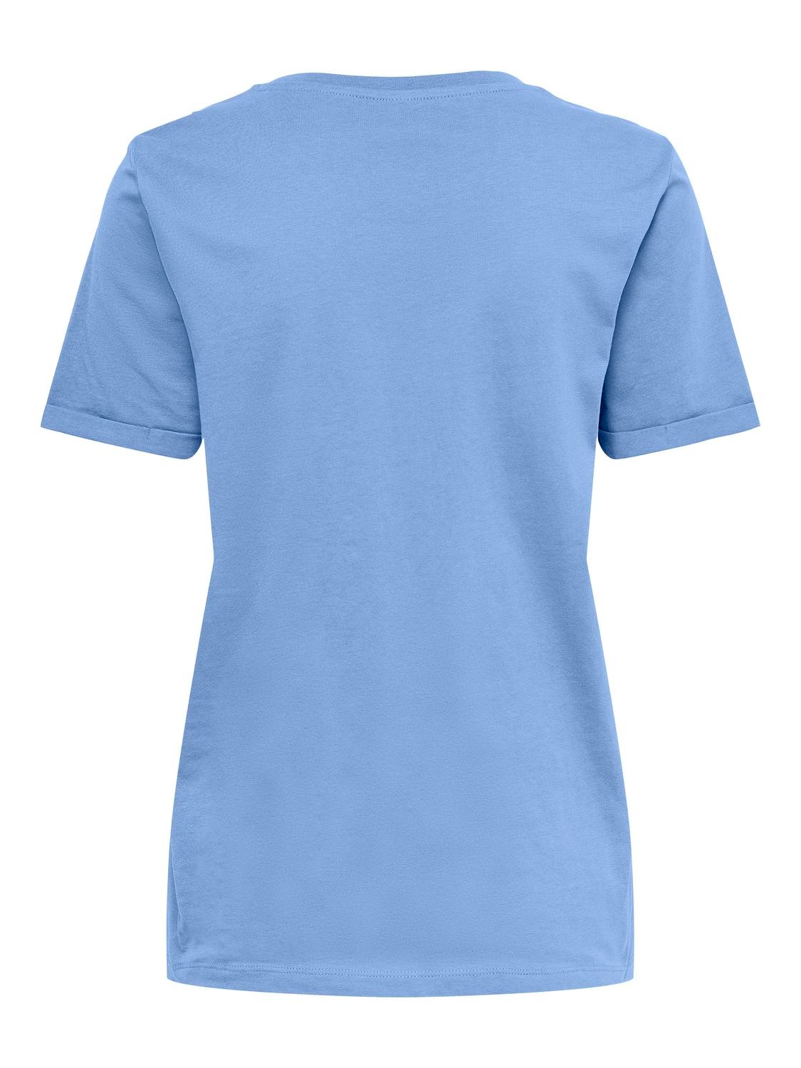 ONLY Kurzarmshirt »ONLKITA S/S LOGO TOP NOOS«
