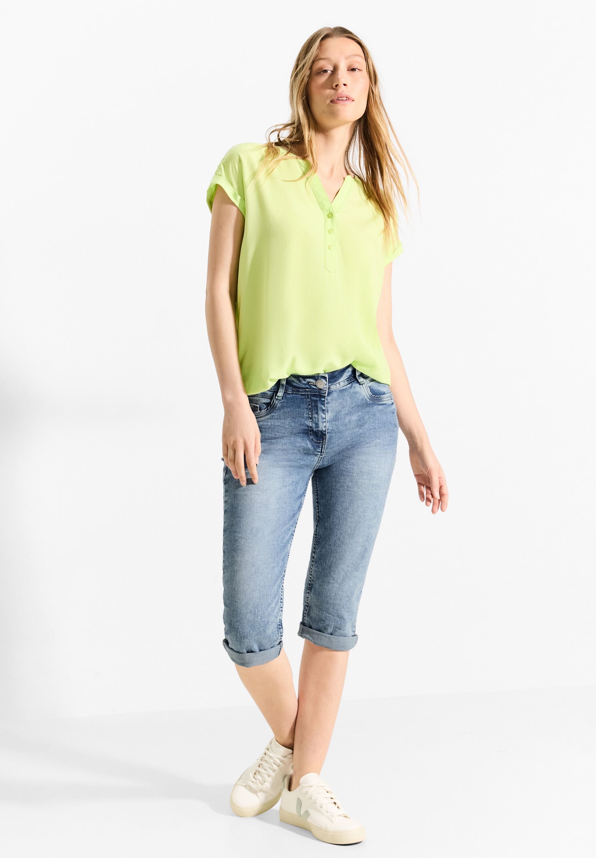 Cecil Jeansshorts »Style Toronto«, mit dekorativen Nähten