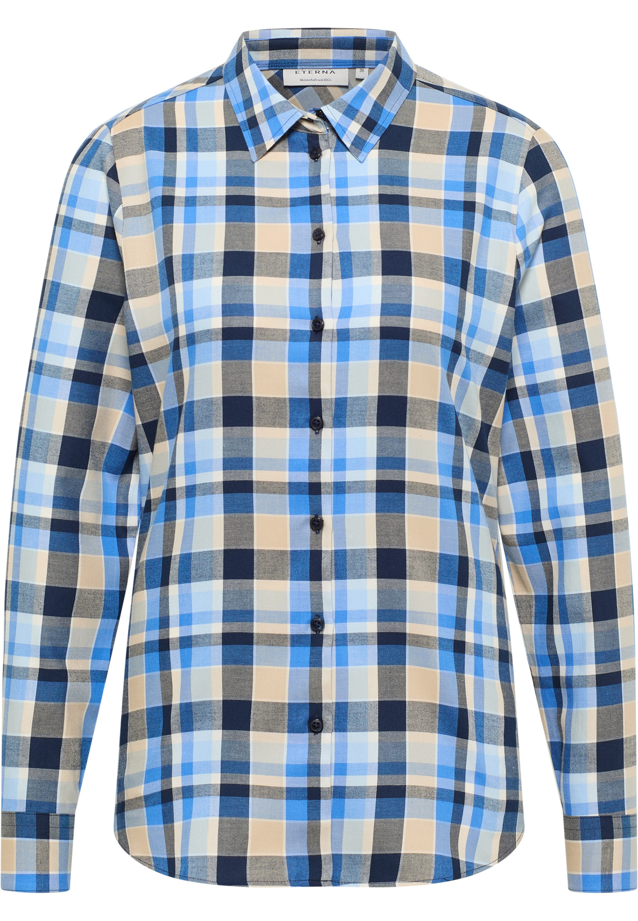 Eterna Hemdbluse »REGULAR FIT«, EASY IRON (bügelleicht)
