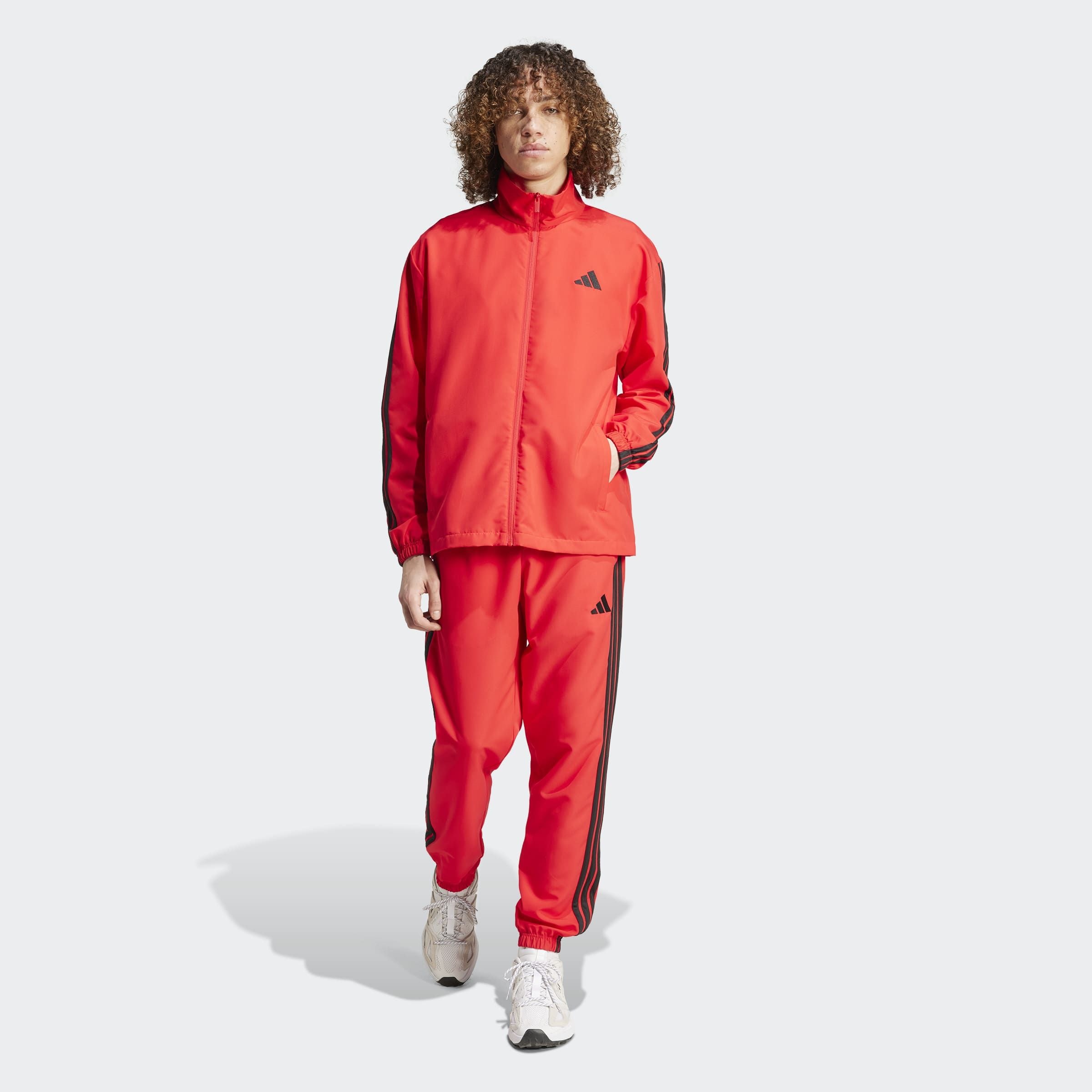 adidas Sportswear Trainingsanzug »M 3S WV TT TS«, (2 tlg.), drei Streifen Woven Tracksuit