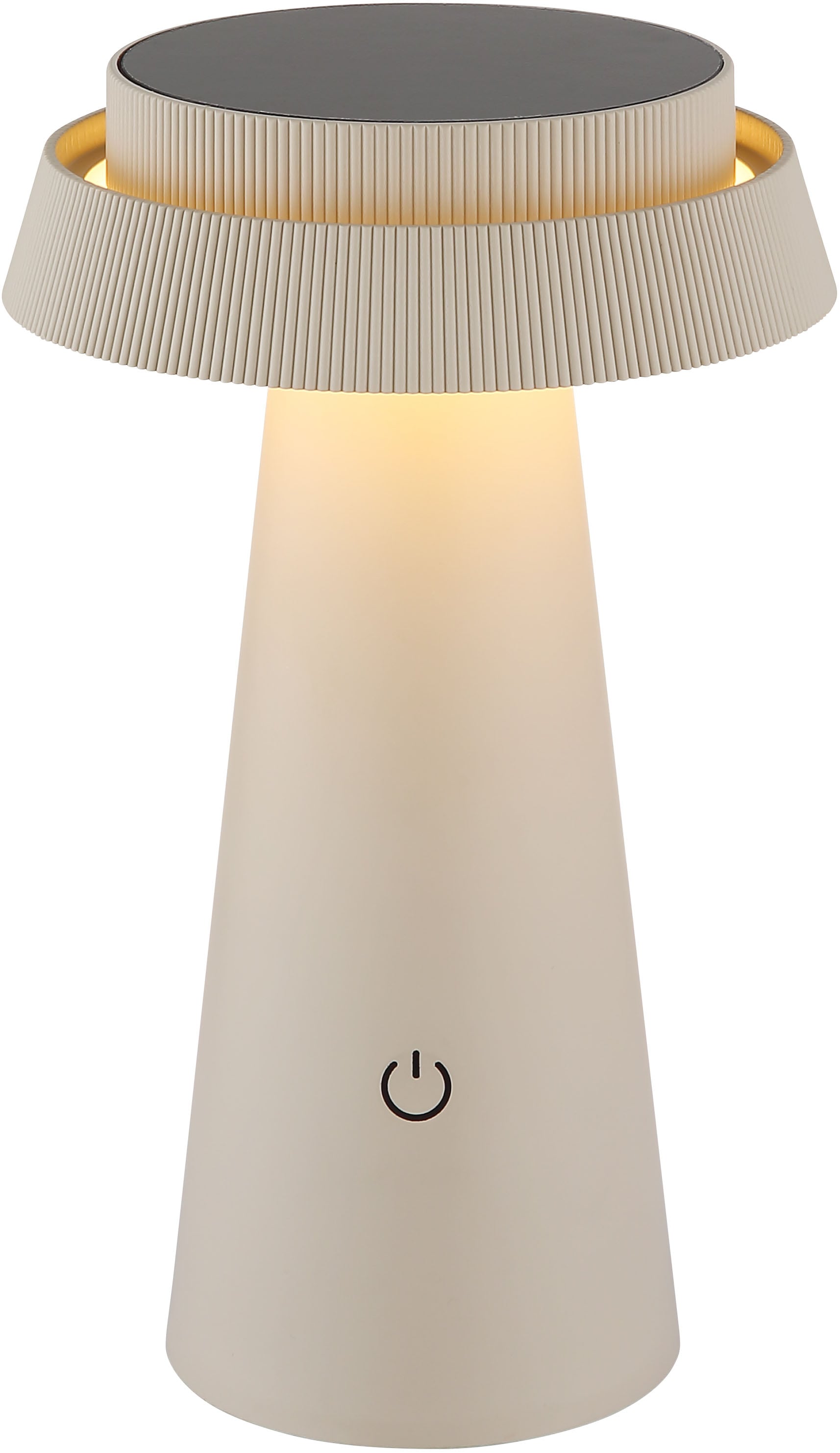 my home LED Solarleuchte »Taja«, 1 flammig, Leuchtmittel LED-Modul | LED fest integriert, stufenloser Touchdimmer, Farben fixierbar
