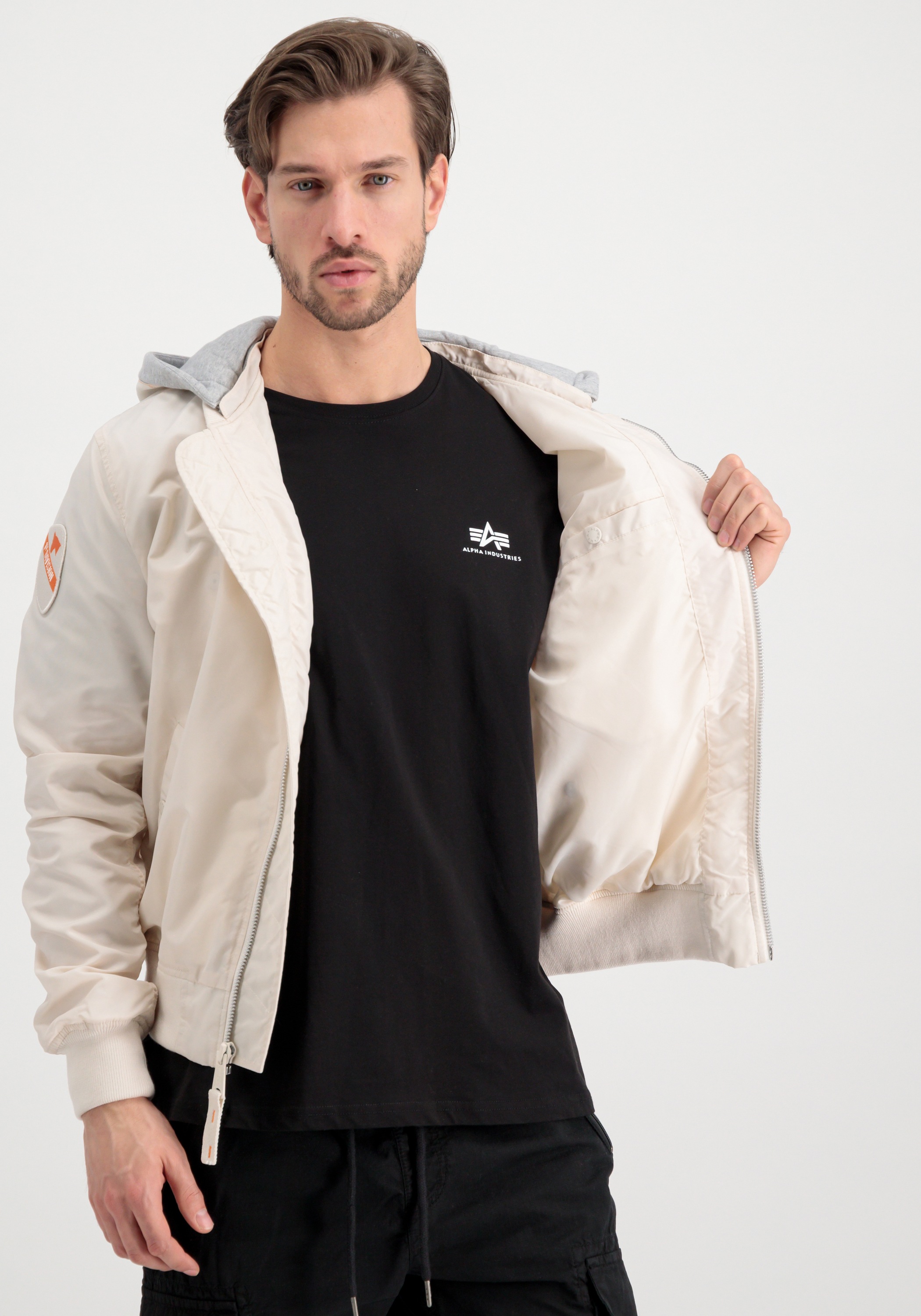 Alpha Industries Bomberjacke »Alpha Industries Men - Bomber Jackets MA-1 TT Hood Custom«