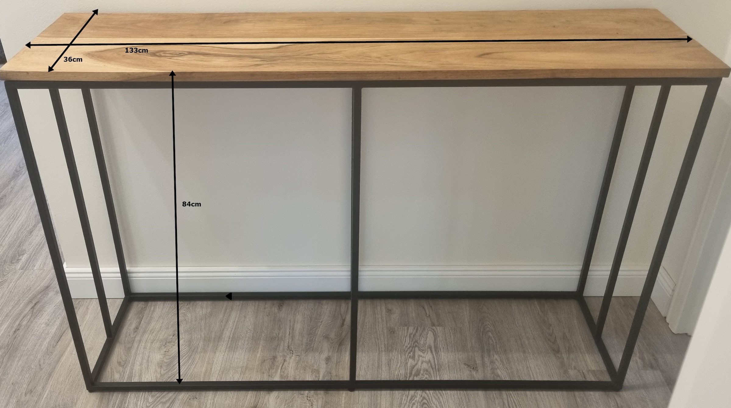 Ambiente Haus Konsole »Urban Konsoltisch - (B) 133cm« 1 Stk. tlg.