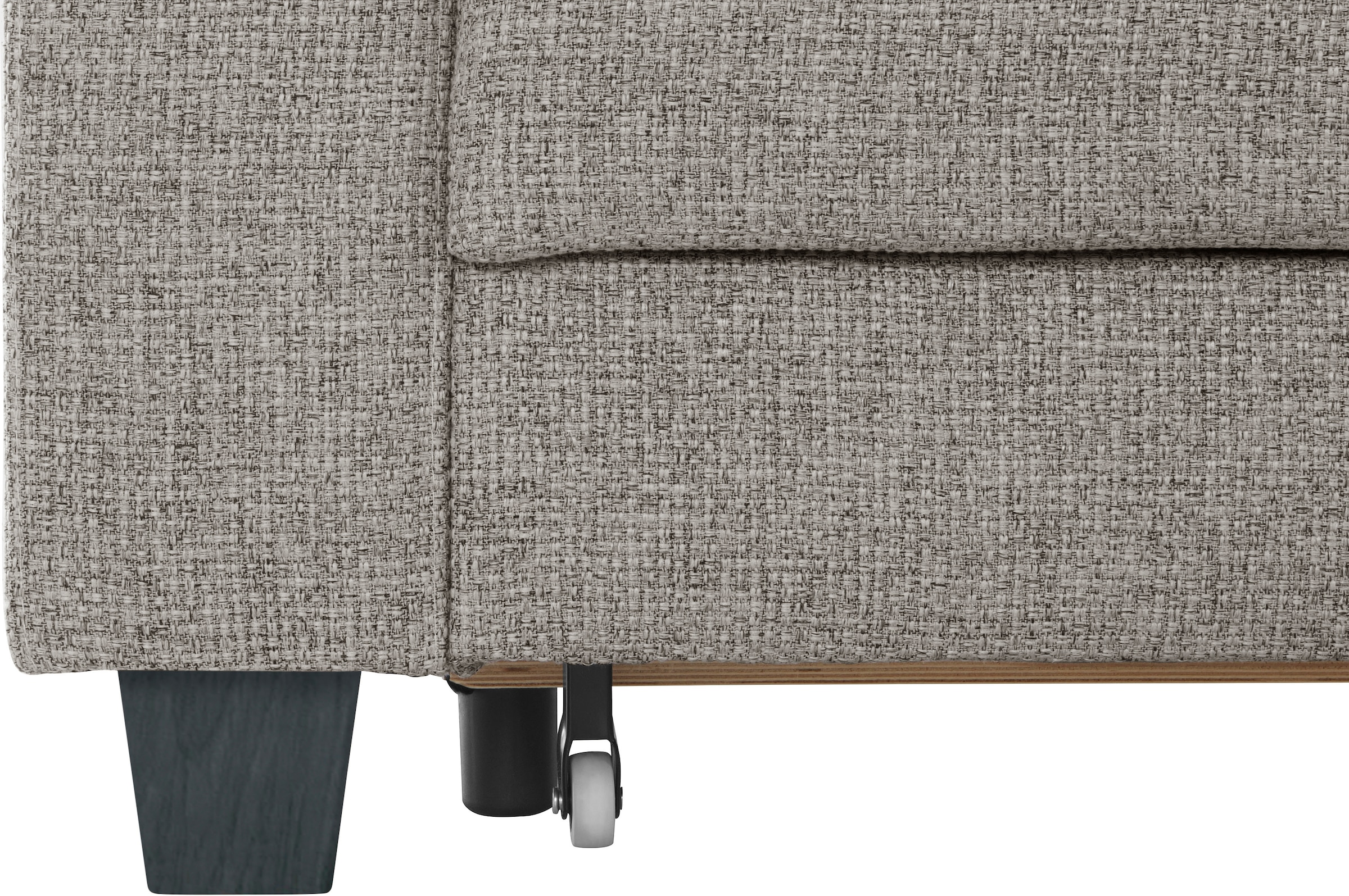TRENDMANUFAKTUR Ecksofa »Chamber, zeitlos & elegant, bequem, L-Form«, inklusive einer Kopfstütze, wahlweise mit Schlaffunktion