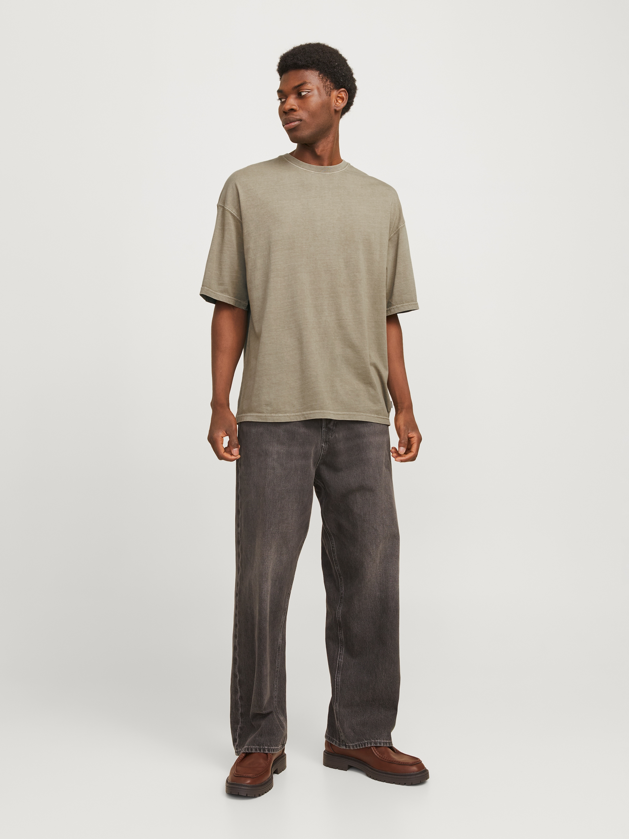 Jack & Jones Rundhalsshirt »JJECHARGE FADED TEE O-NECK NOOS«, mit Rundhalsausschnitt