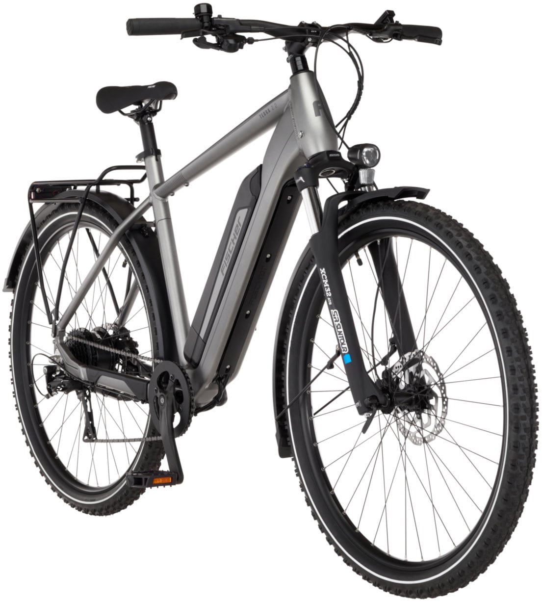 FISCHER Fahrrad »TERRA 2.2 688 55 ACTIVE« 8 Gang Shimano ACERA Schaltwerk Heckmotor mit Akku-Ladegerät | mit Werkzeug,  Pedelec, Elektrofahrrad für Damen und Herren