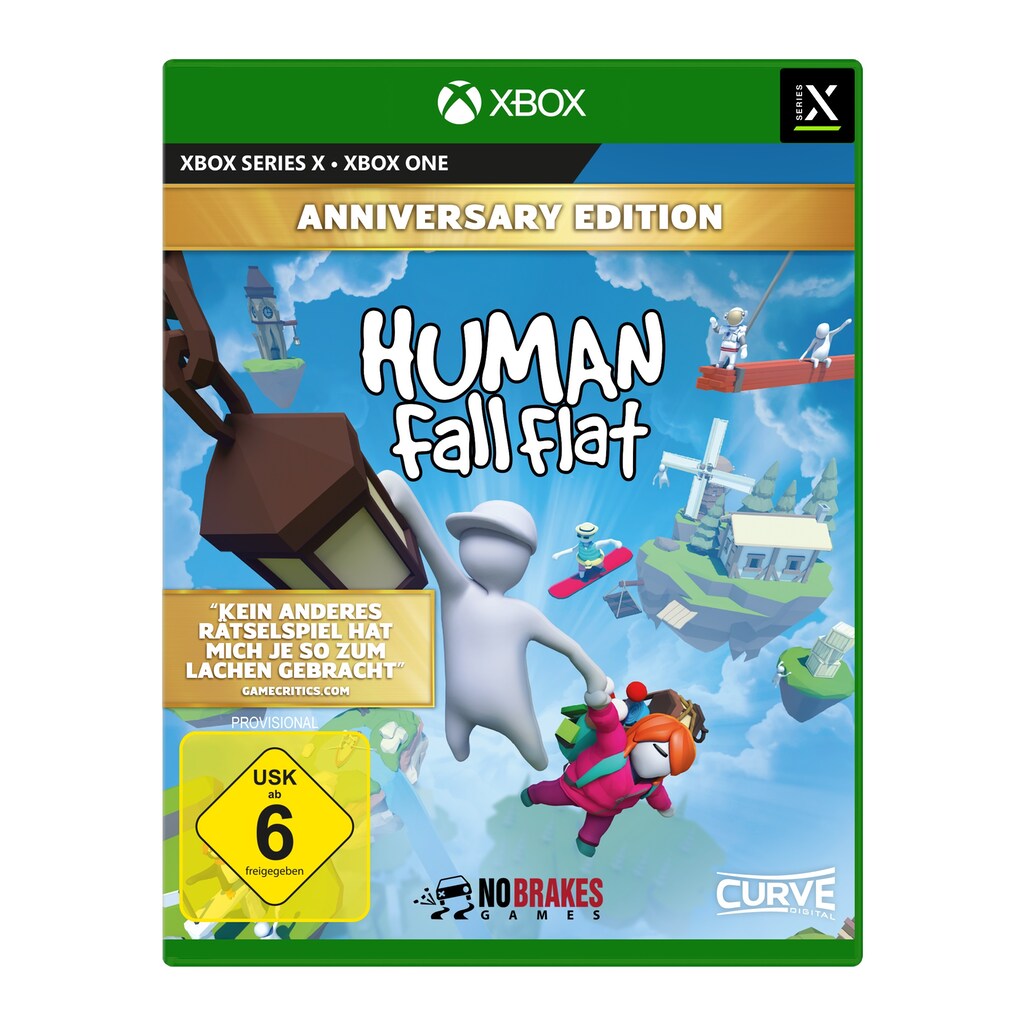 Curve Digital Spielesoftware »Human Fall Flat Anniversary Edition«, Xbox Series X-Xbox One