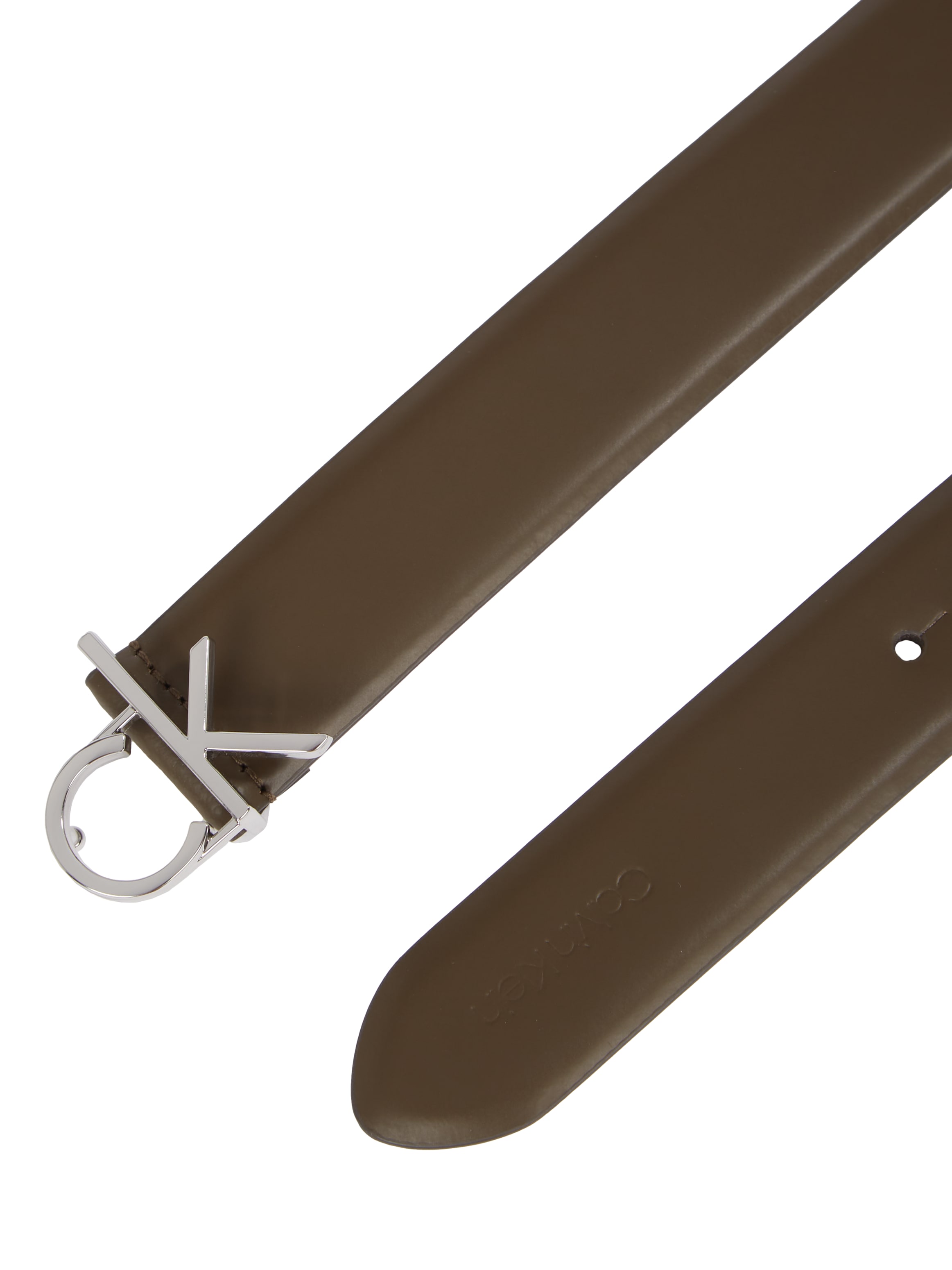 Calvin Klein Ledergürtel »CK BUCKLE BELT 3.0_SMOOTH«, mit CK-Logoschließe