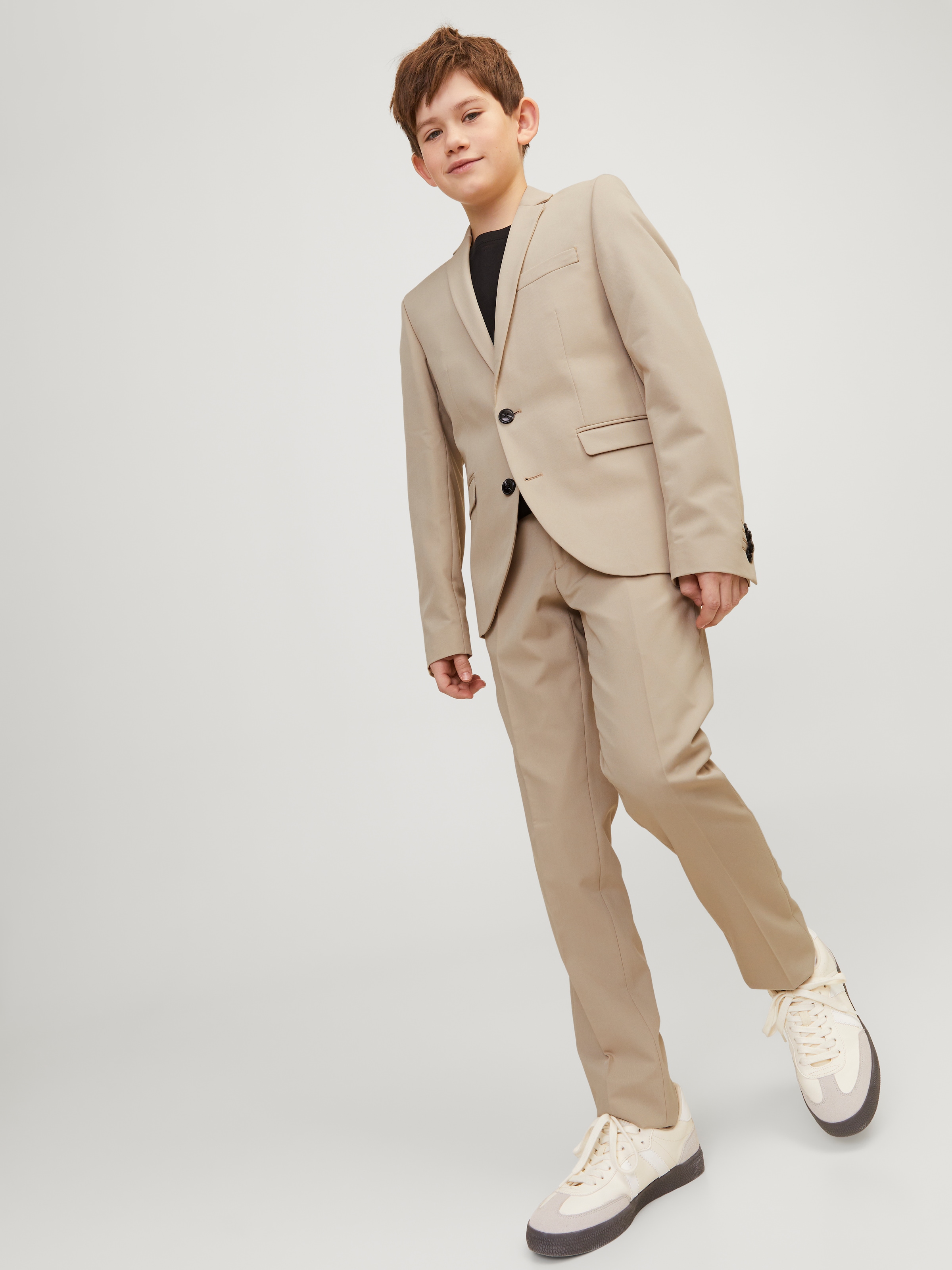 Jack & Jones Junior Anzughose »JPRSOLAR elastisch, pflegeleicht, komfortabel«  unifarben, modisch, slim fit, Web