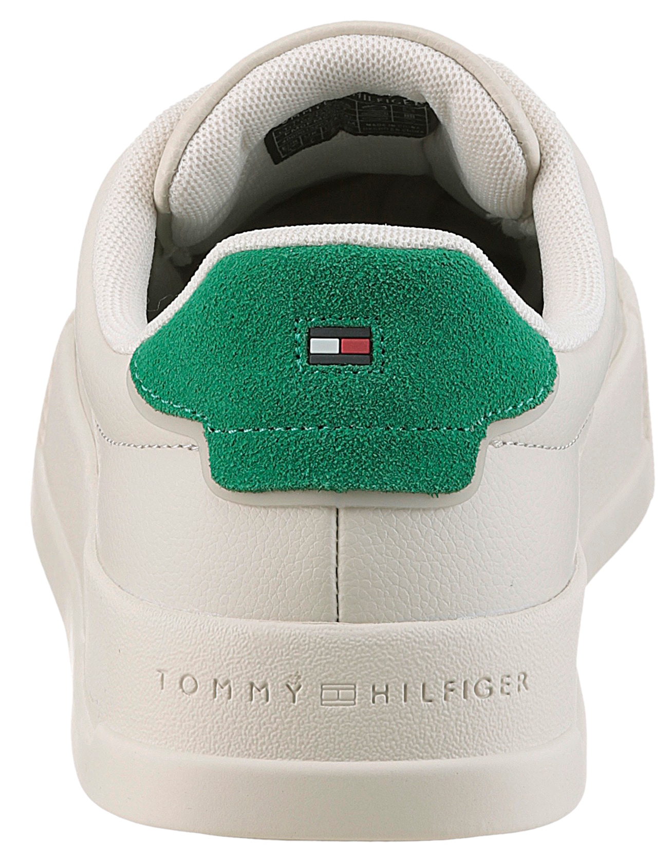 Tommy Hilfiger Sneaker »TH COURT LTH DETAIL ESS«, Freizeitschuh, Halbschuh, Schnürschuh mit seitlichem Logoschriftzug