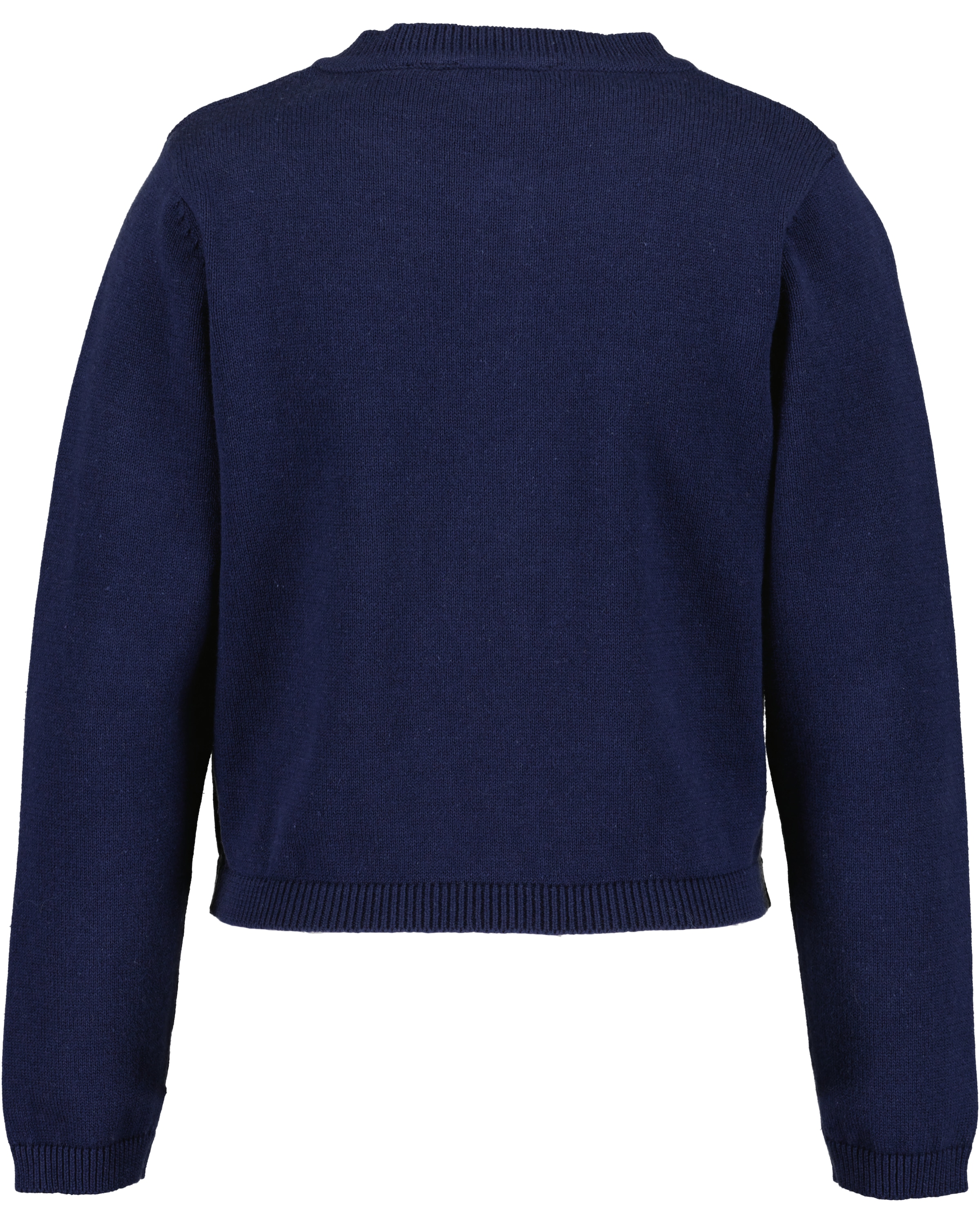 Blue Seven Cardigan, in Basic-Form mit tollem Blüten-Jacquard