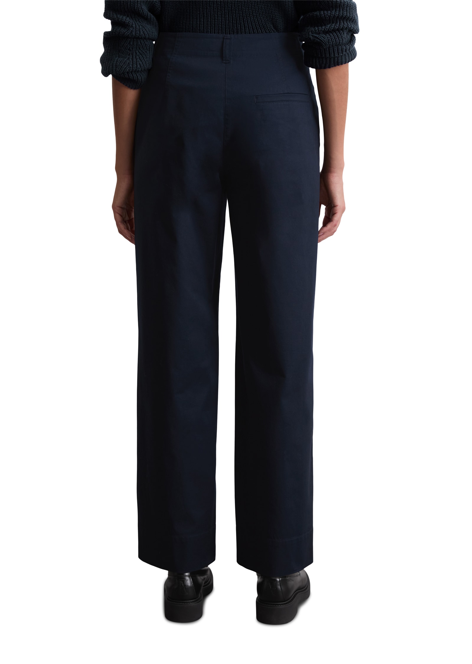 Marc O'Polo Chinohose »Lande«  weit, aus stretchigem Organic Cotton-Twill