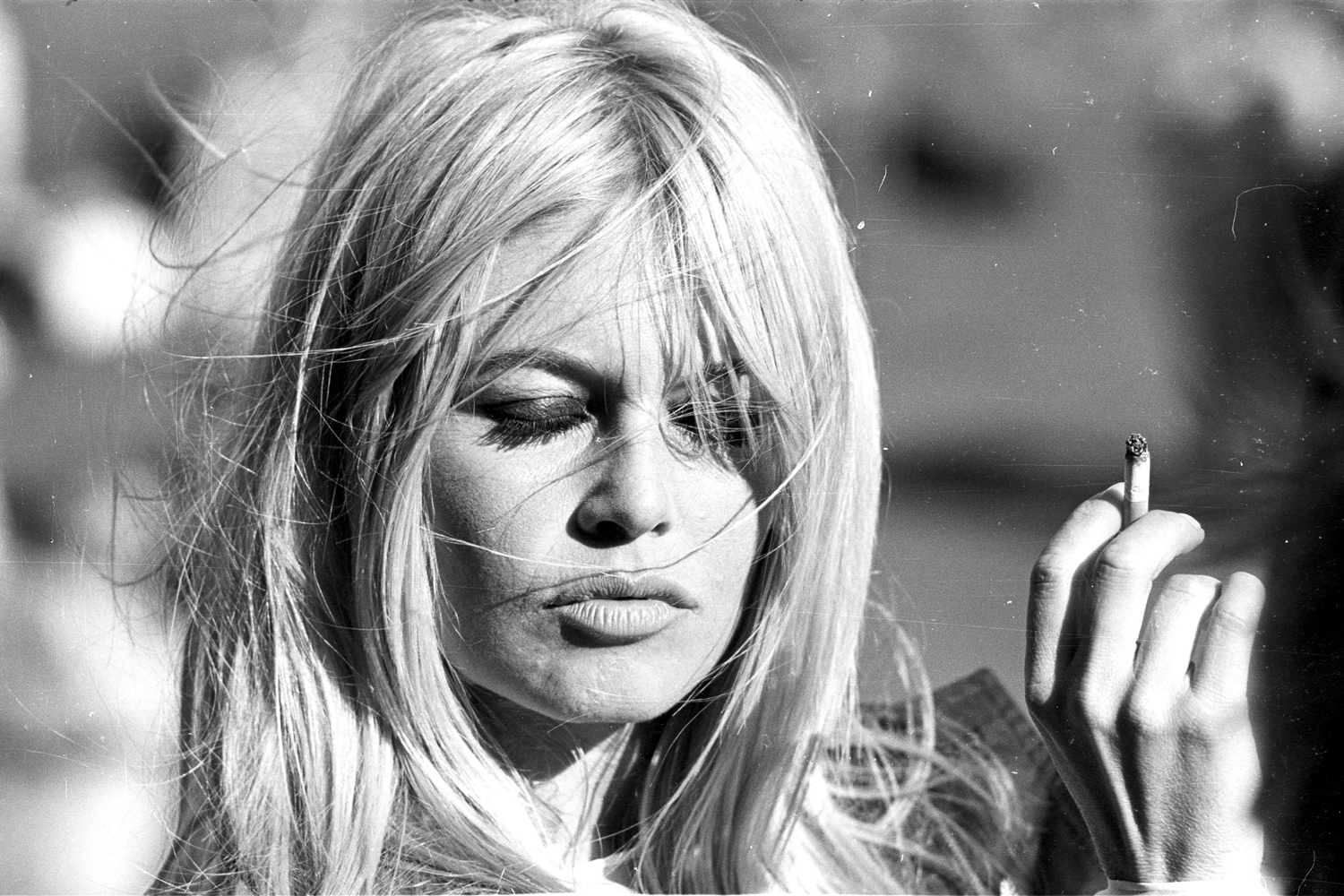 queence Acrylglasbild »Brigitte Bardot«, Schwarz-Weiß-Stars-Frau-Portrait-Foto-Film-Filmfiguren-Filmszene, Fine Art-Print in Galeriequalität