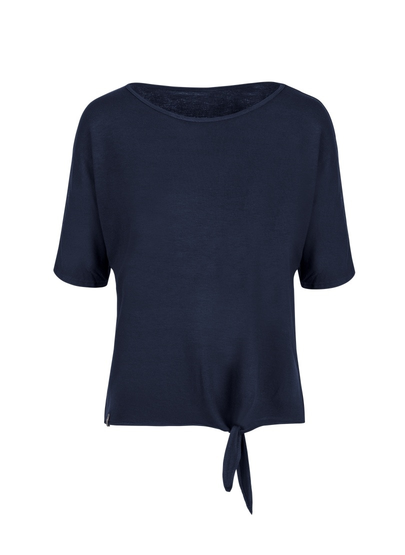 Trigema T-Shirt »TRIGEMA T-Shirt mit modischem Knoten«, (1 tlg.)