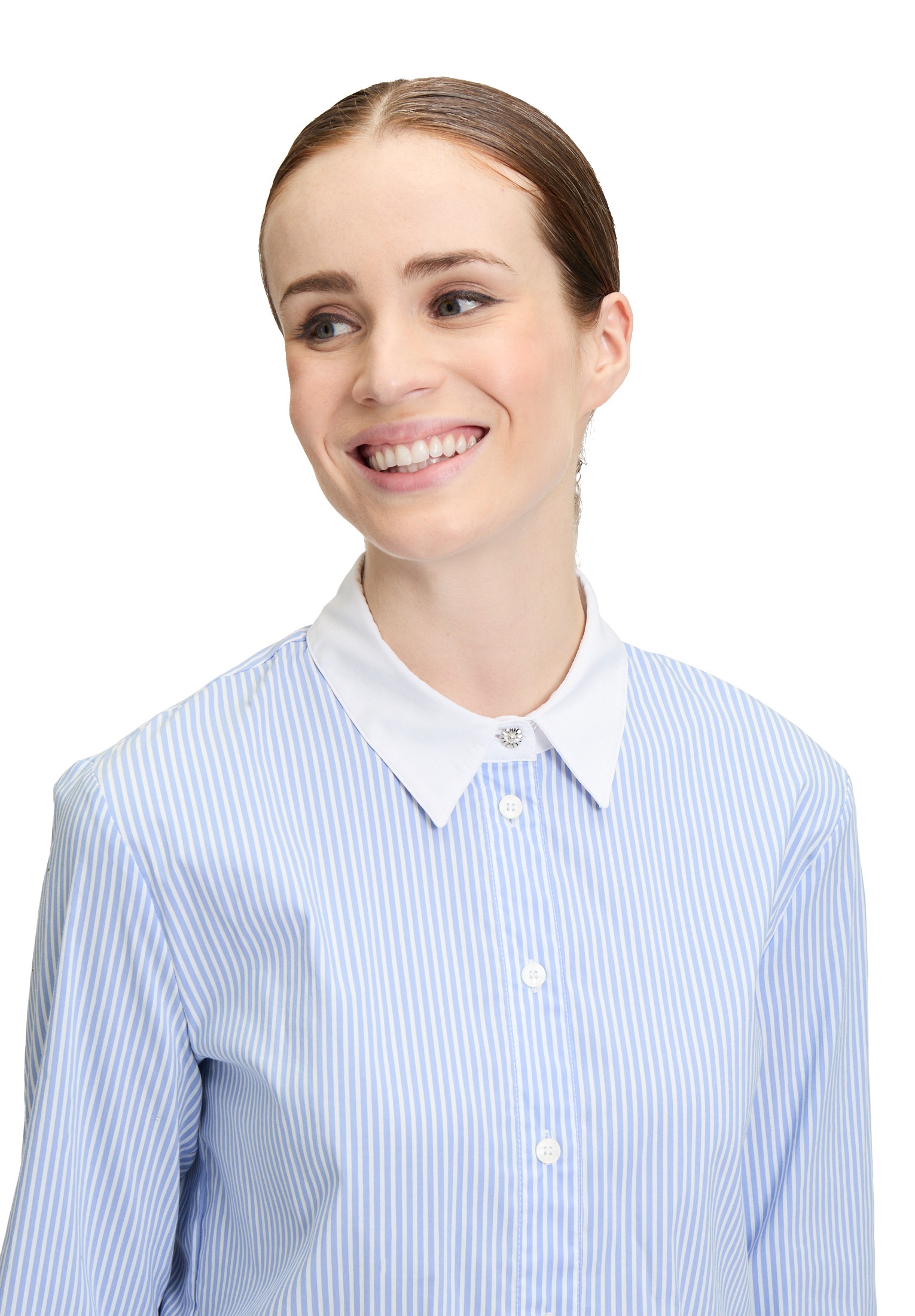 Cartoon Klassische Bluse »Streifenbluse mit Strass«