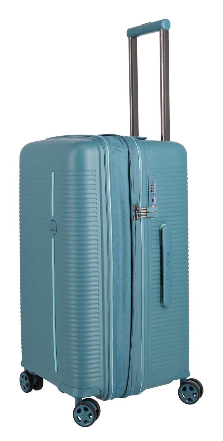 travelite Trolleyset »ROOMER Trunk 2-teilig« Volumenerweiterung – ideal für Hand- und Aufgabegepäck