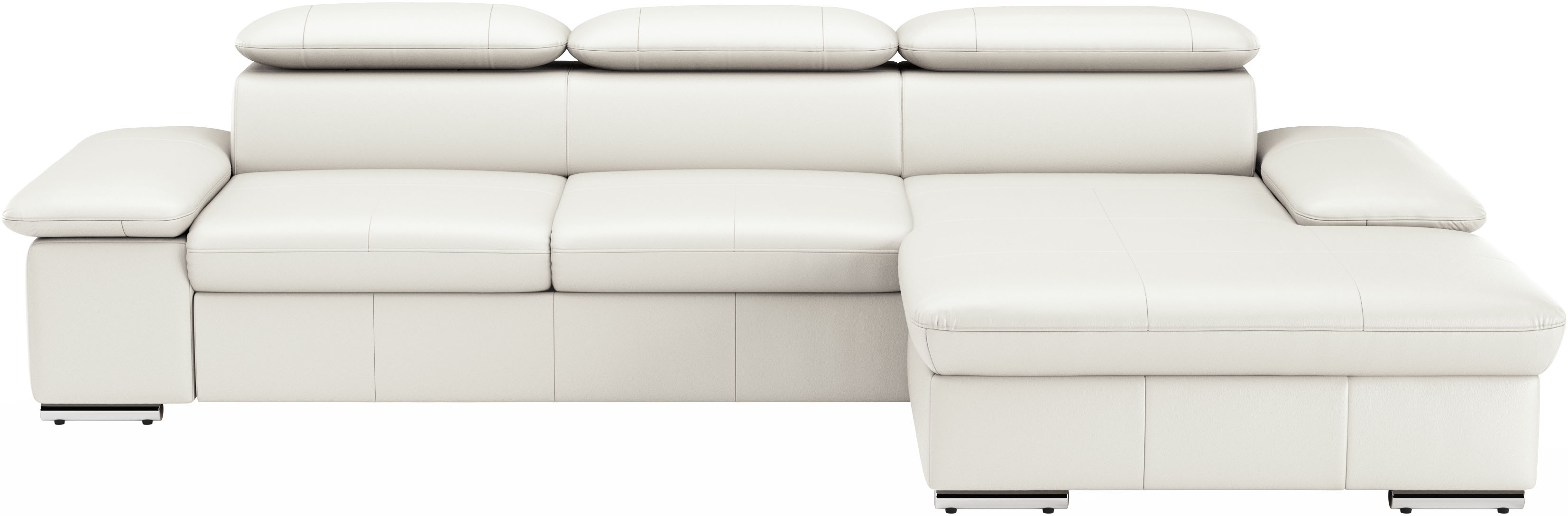 sit&more Ecksofa "Valantine L-Form, B: 286 cm" mit Arm- & Kopfteilverstellung, optional mit Schlaffunktion