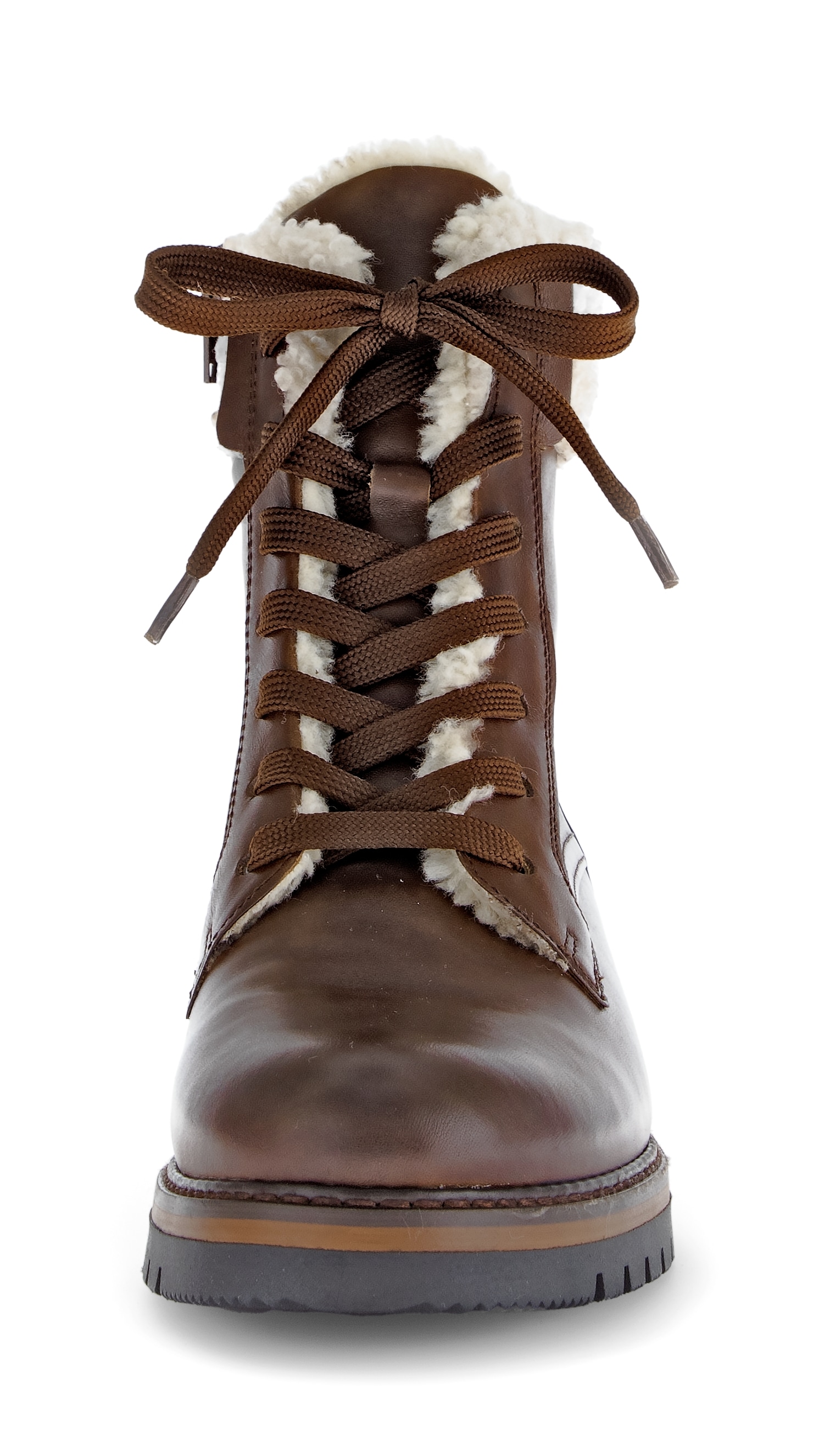 Gabor Winterstiefelette »GENUA«  , Blockabsatz, Winterboots mit Teddyplüsch-Kragen