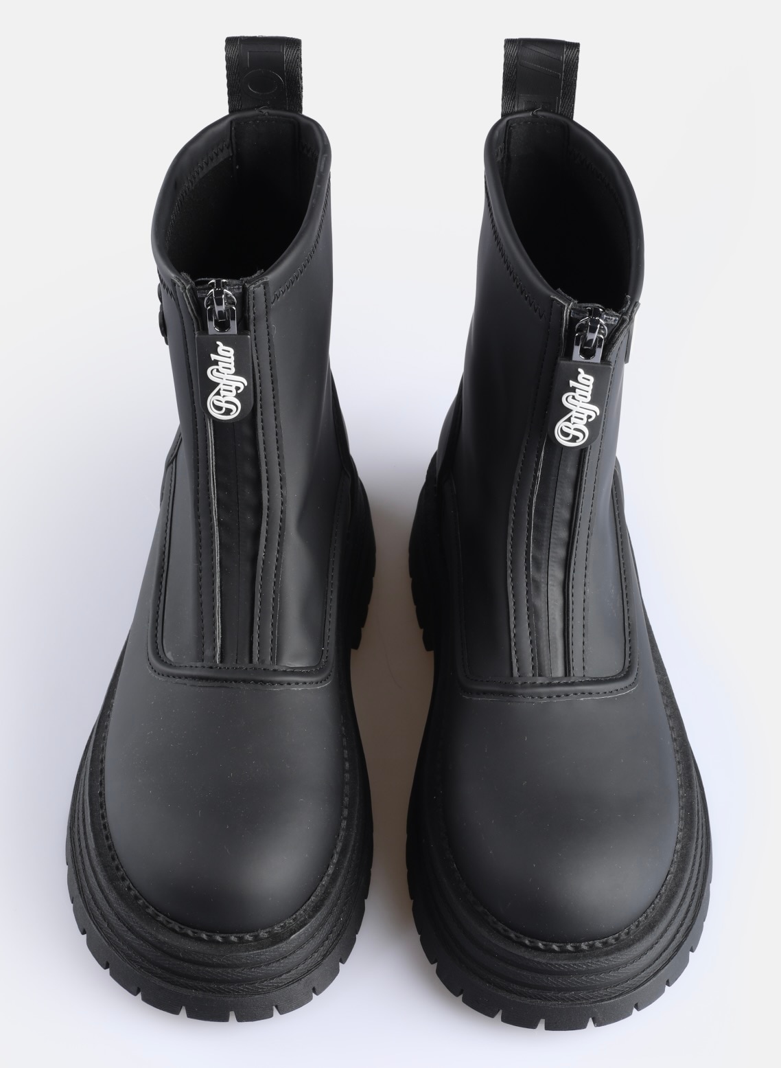 Buffalo Gummistiefel »LENNOX RAIN ZIP«  Gummistiefelette, Festivalboots, Plateauboots mit Front-Reißverschluss