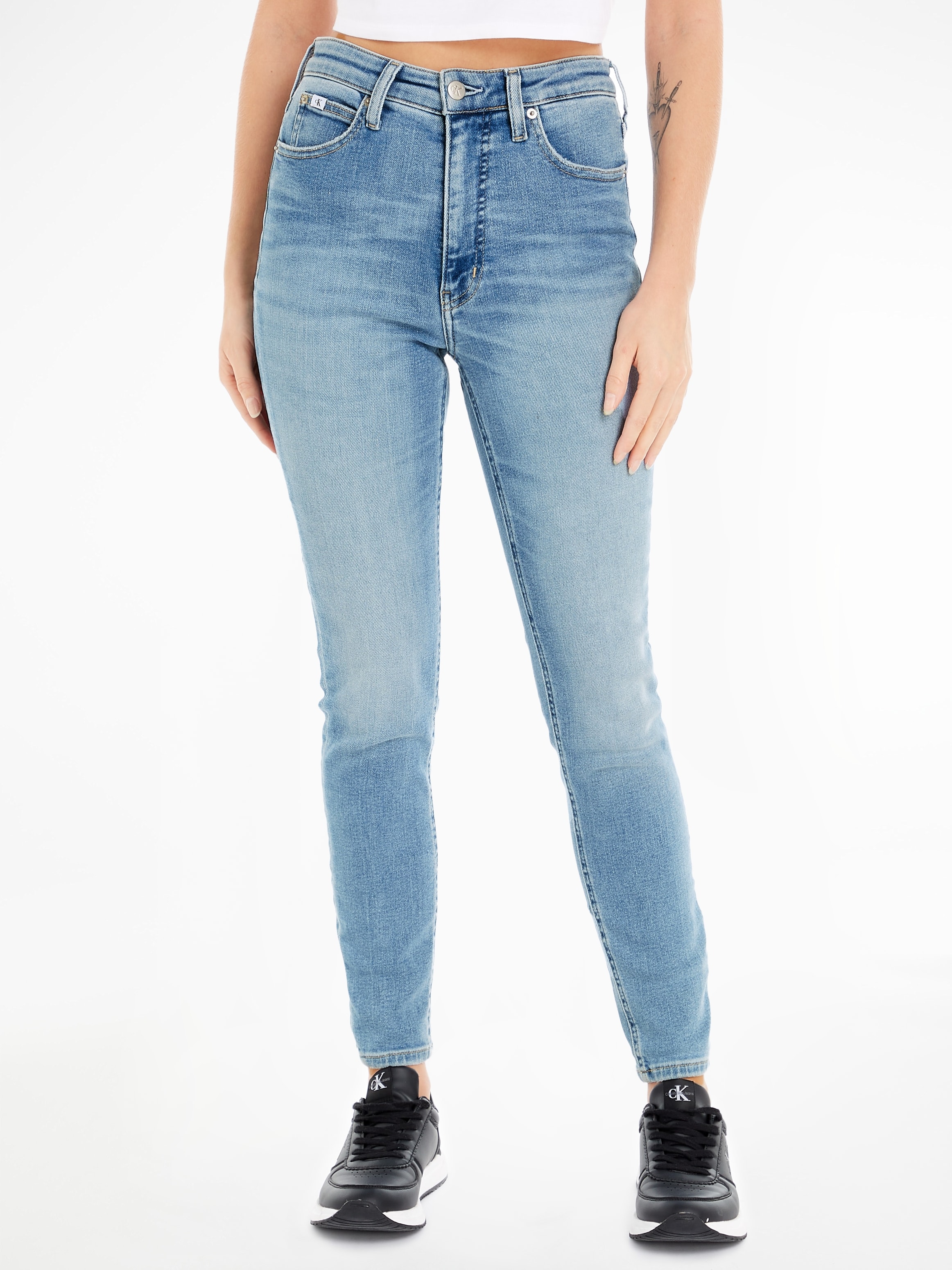 »HIGH SUPER OTTO ANKLE« Calvin Klein Jeans Skinny-fit-Jeans RISE SKINNY bei
