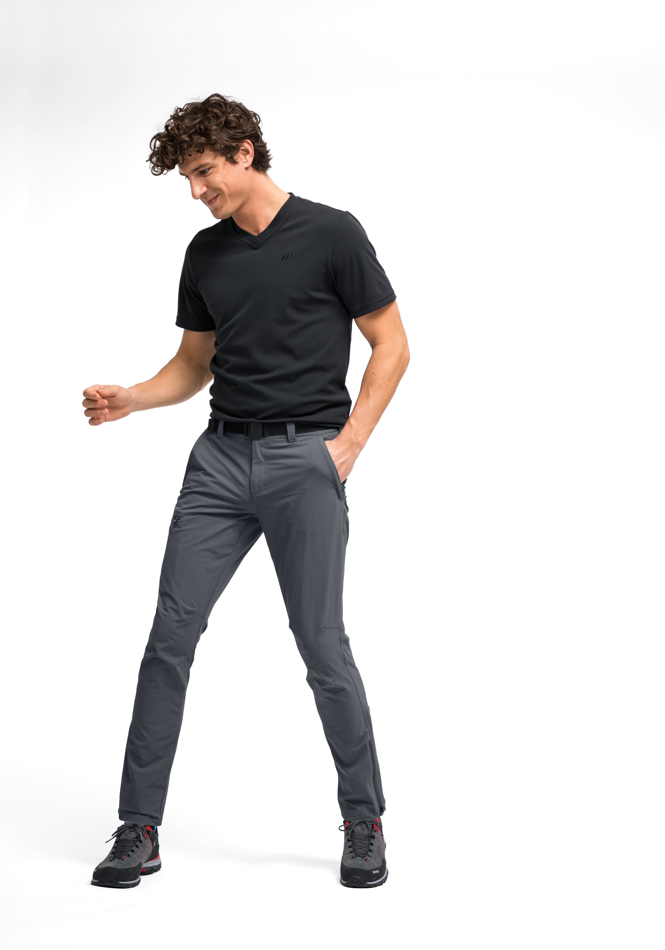 Maier Sports Funktionshose »Torid slim«, Herren Wanderhose, atmungsaktive Outdoor-Hose, 4 Taschen, Slim Fit