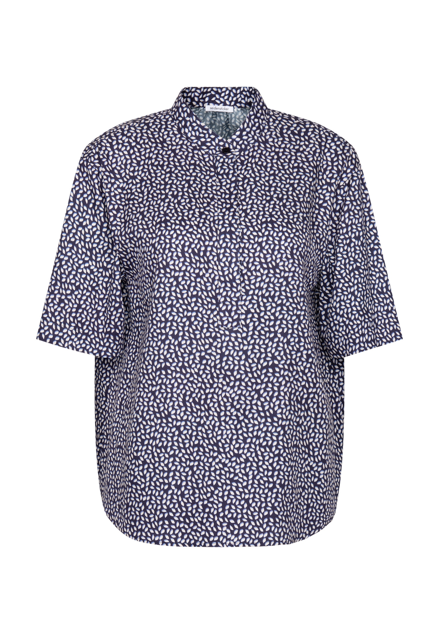 seidensticker Klassische Bluse Tunika Druck