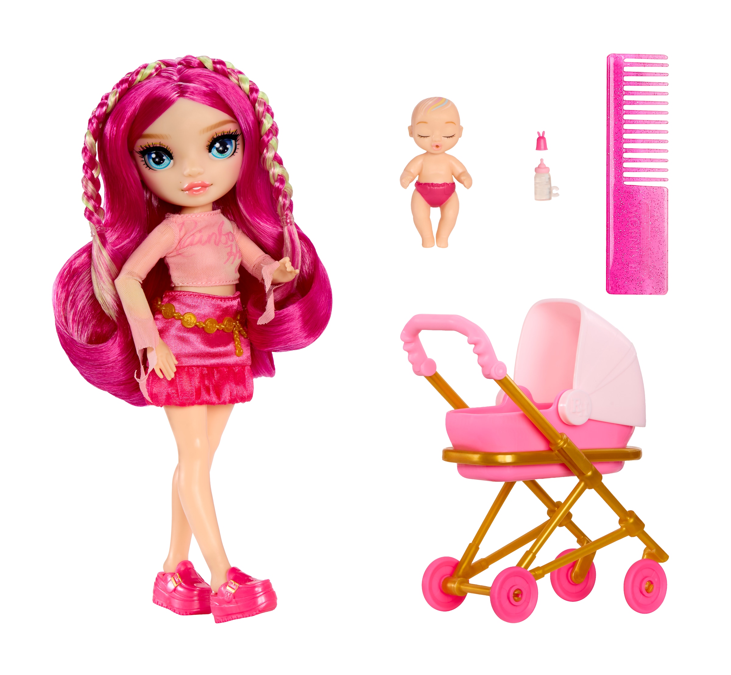 RAINBOW HIGH Anziehpuppe »Jr High Bestie Babysitters Fashion Doll- Stella«