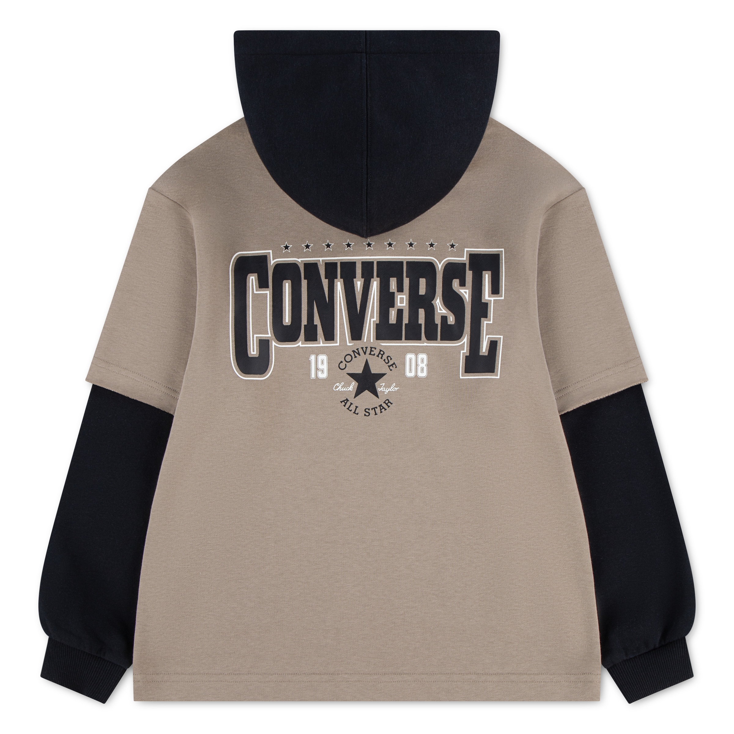 Converse Kapuzensweatshirt »CNVB VARCITY BLOCKED PO HOODIE«, für Kinder, aus Baumwolle und Polyester
