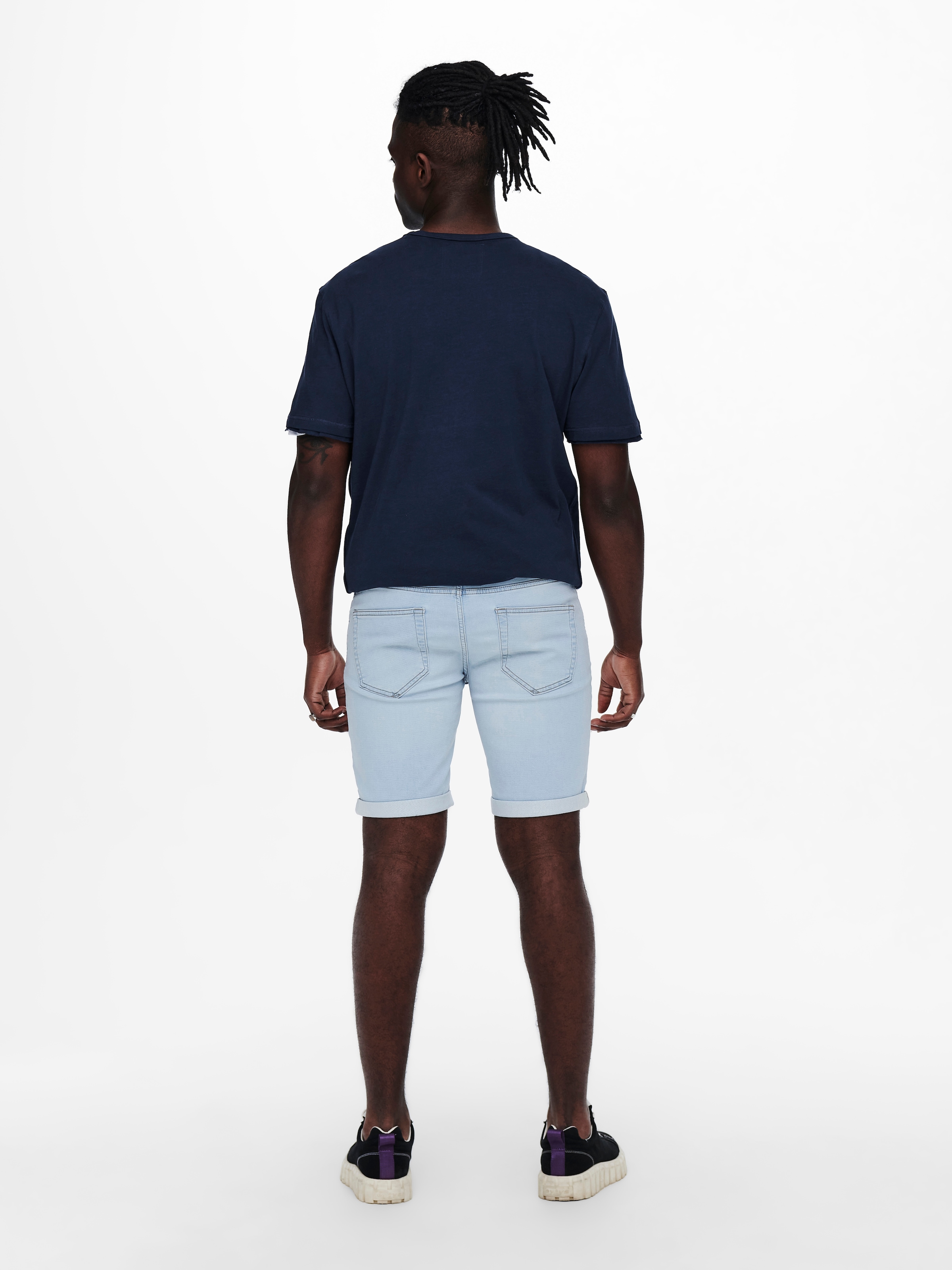 ONLY & SONS Jeansshorts »ONSPLY LIGHT BLUE 5189 SHORTS DNM NOOS«