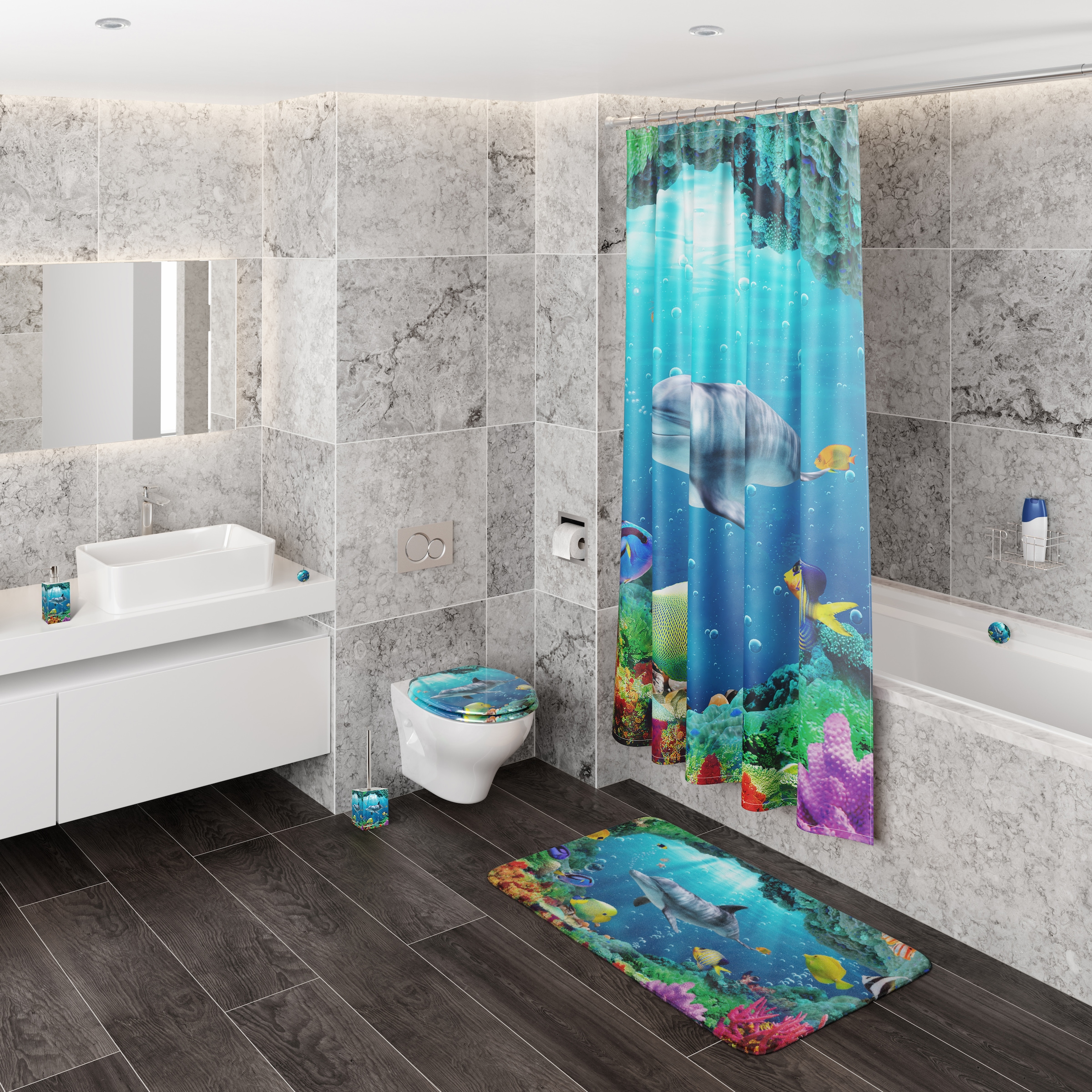 Sanilo Badaccessoire-Set »Delphin Korallen«