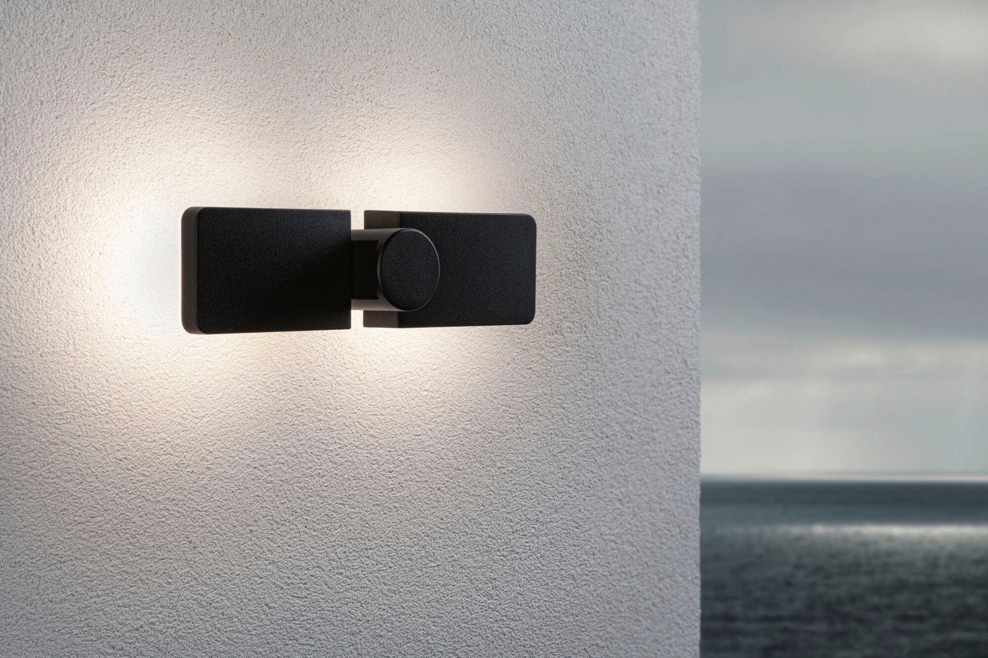 Paulmann LED Außen-Wandleuchte »Outdoor 230V Pekana IP44 anthrazit«, 2 flammig, IP44