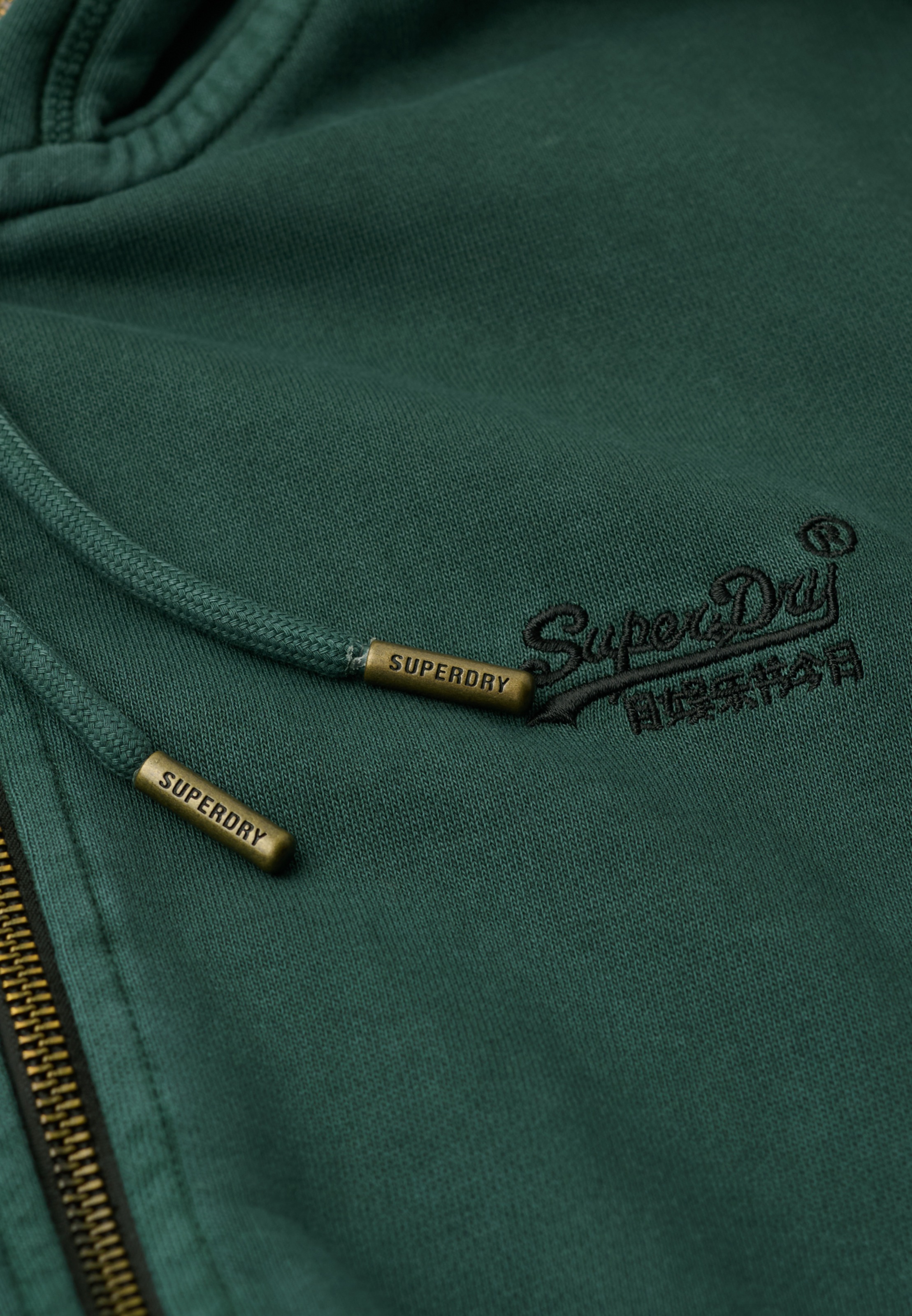 Superdry Kapuzensweatjacke »ESSENTIAL LOGO WASHED ZIPHOOD«