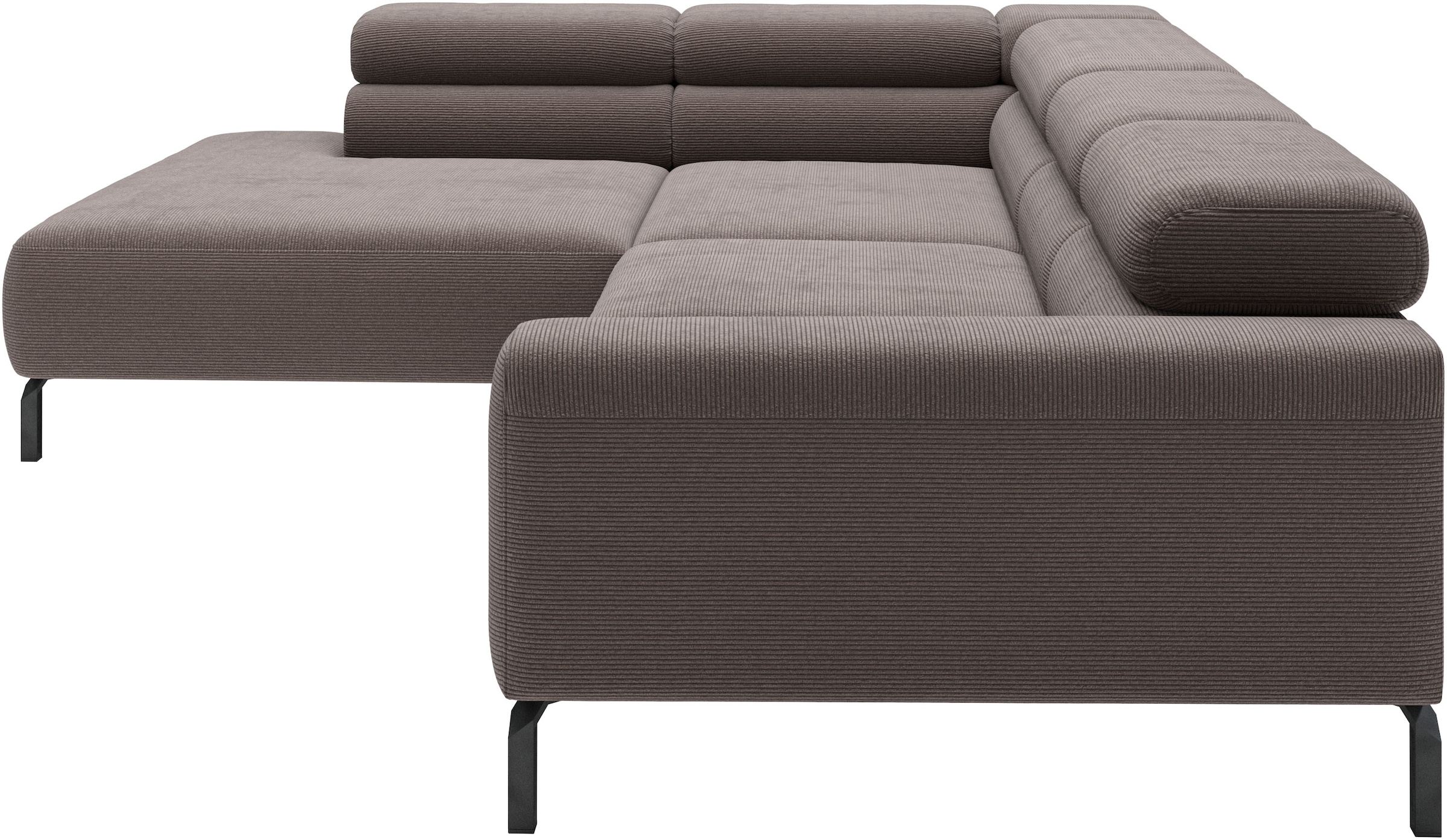 Home affaire Ecksofa »Antonelli, L-Form,  incl. Kopfteilverstellung, Breite 312 cm« wahlweise elektrische Sitztiefenverstellung