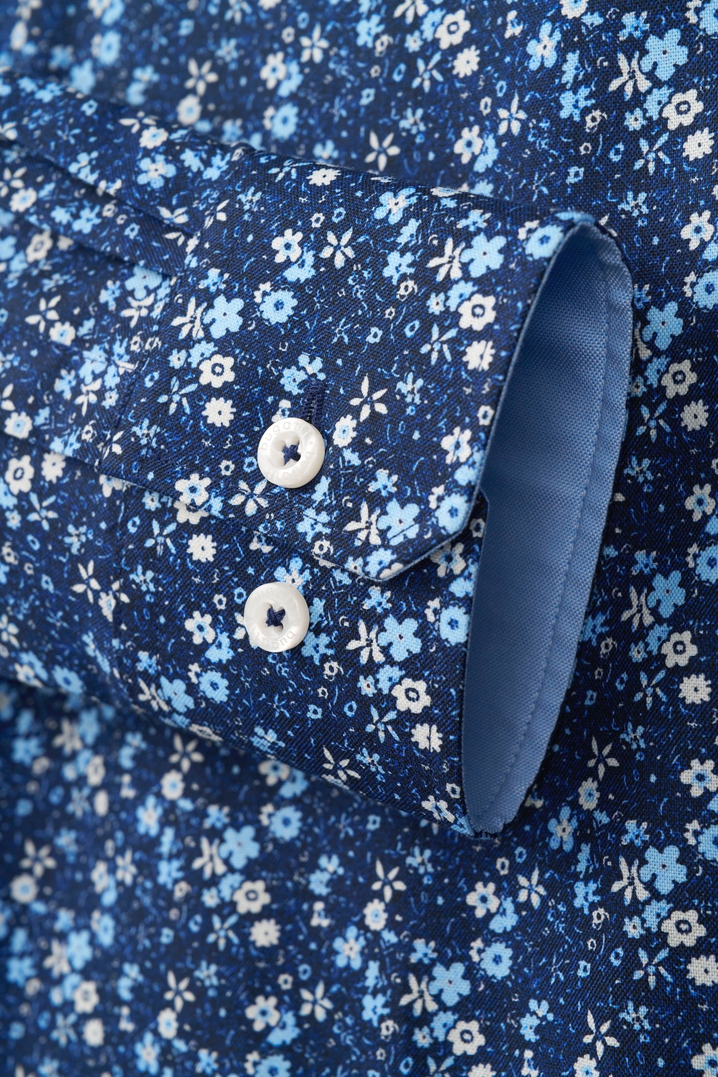 bugatti Langarmhemd, mit floralem Print