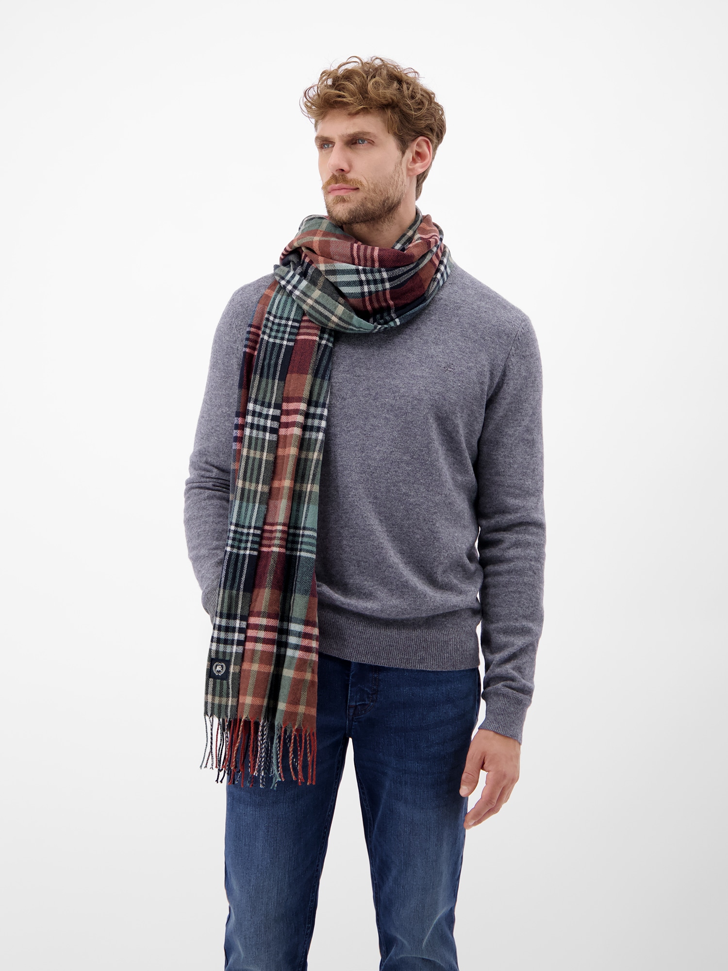 LERROS Schal »LERROS Breiter Herrenschal, kariert«