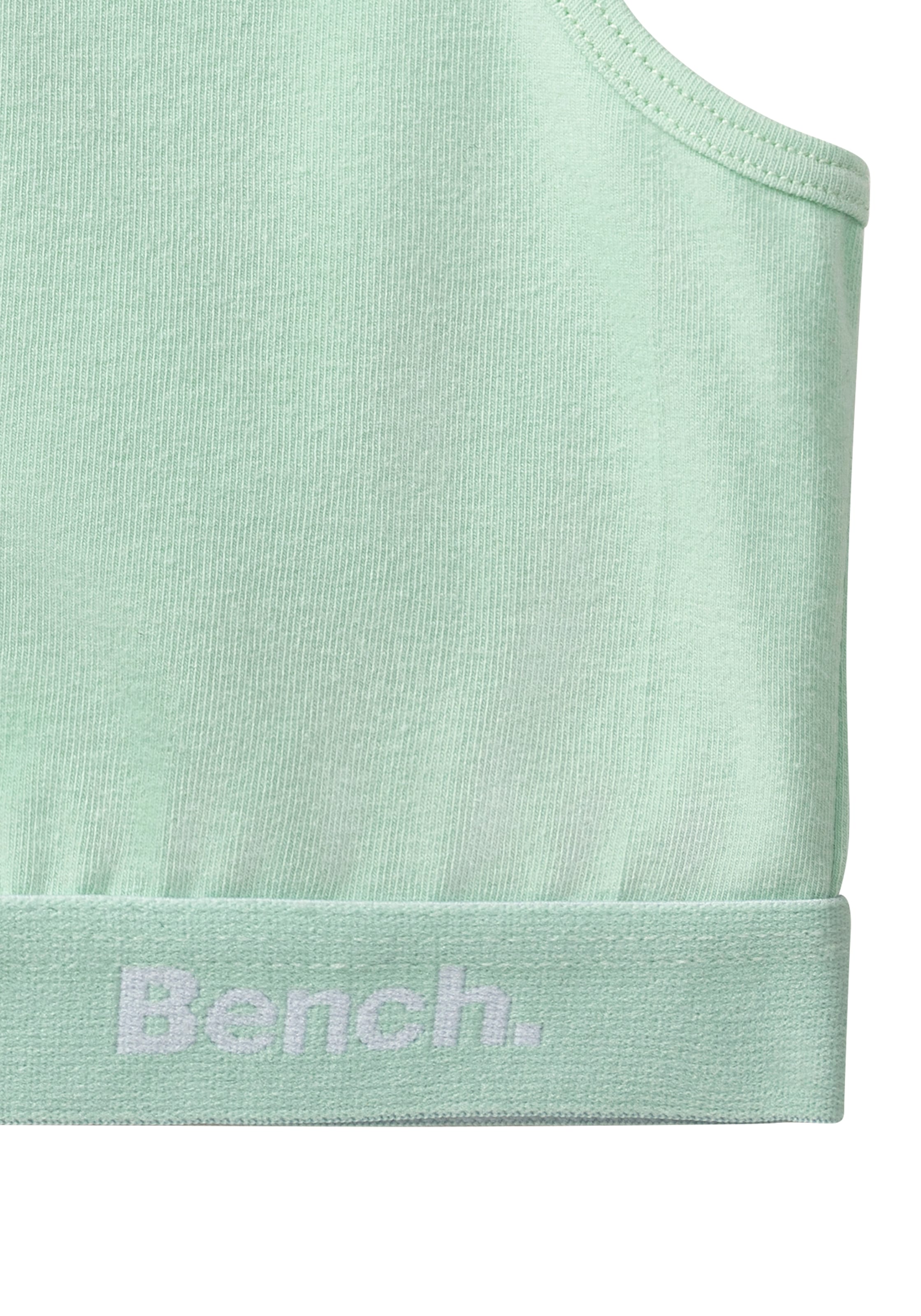 Bench. Bustier, im sportlichen Look mit Ringerrücken