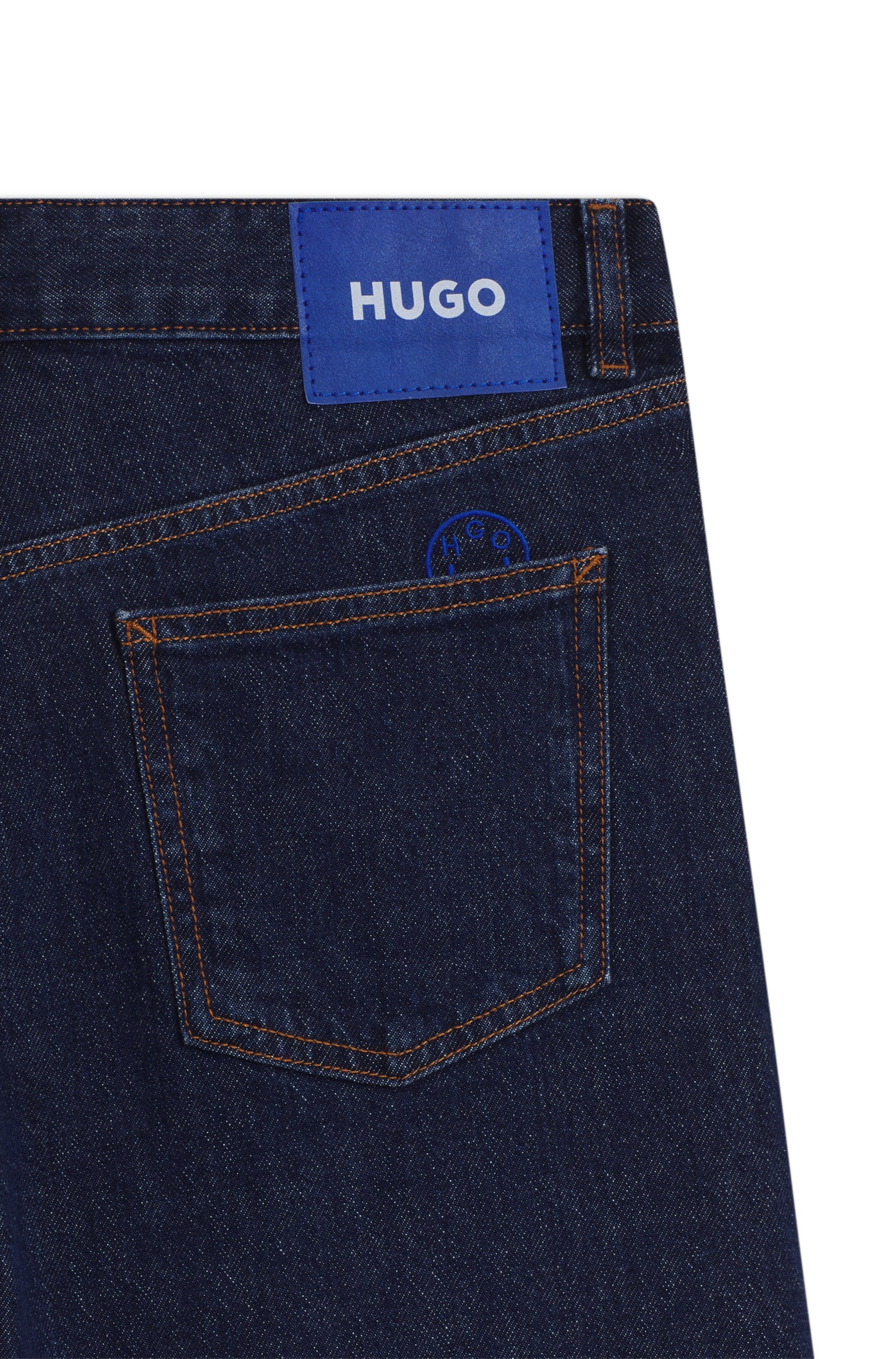 HUGO Blue Straight-Jeans »Elyah« mit extra Länge, Mid Rise