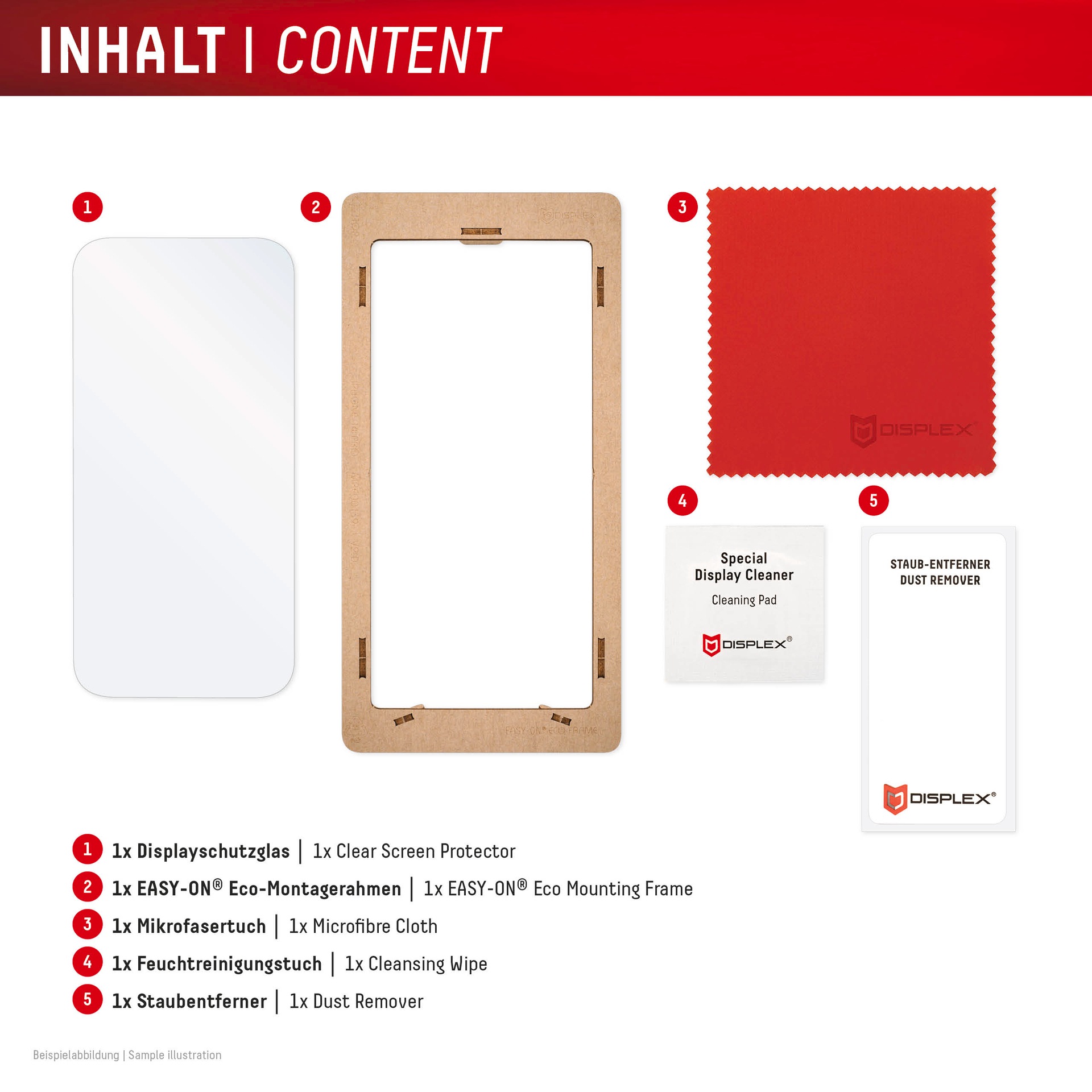 Displex Displayschutzglas »Real Glass Screen Protection«, für Samsung Galaxy S25 Ultra, Displayschutzfolie, Schutzfolie, Bildschirmschutz, kratz- & stoßfest