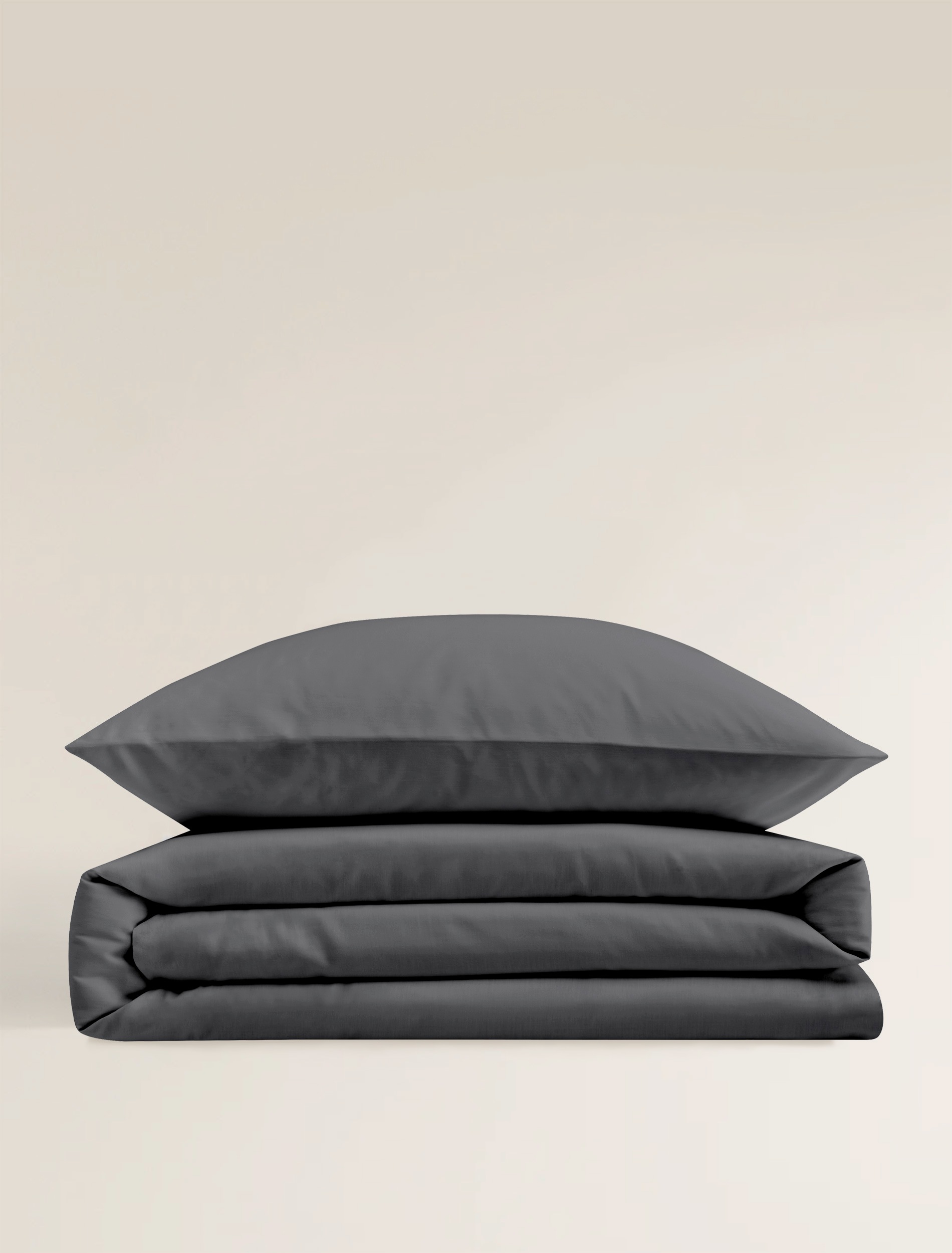 BIERBAUM Bettwäsche »Elegant uni«, Mako-Satin, 100 % Baumwolle, Uni, pflegeleicht