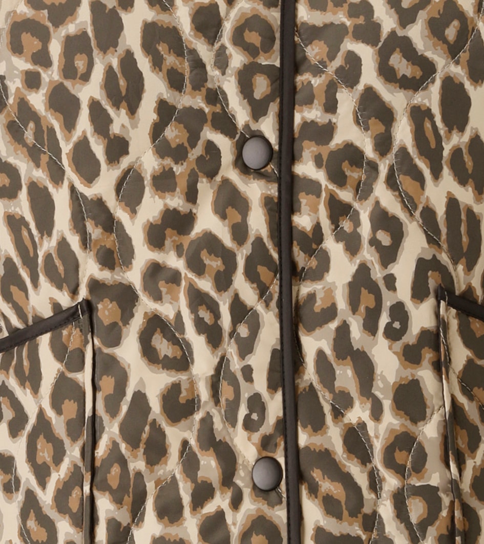 Aniston CASUAL Steppjacke mit trendigem Leo-Print - NEUE KOLLEKTION