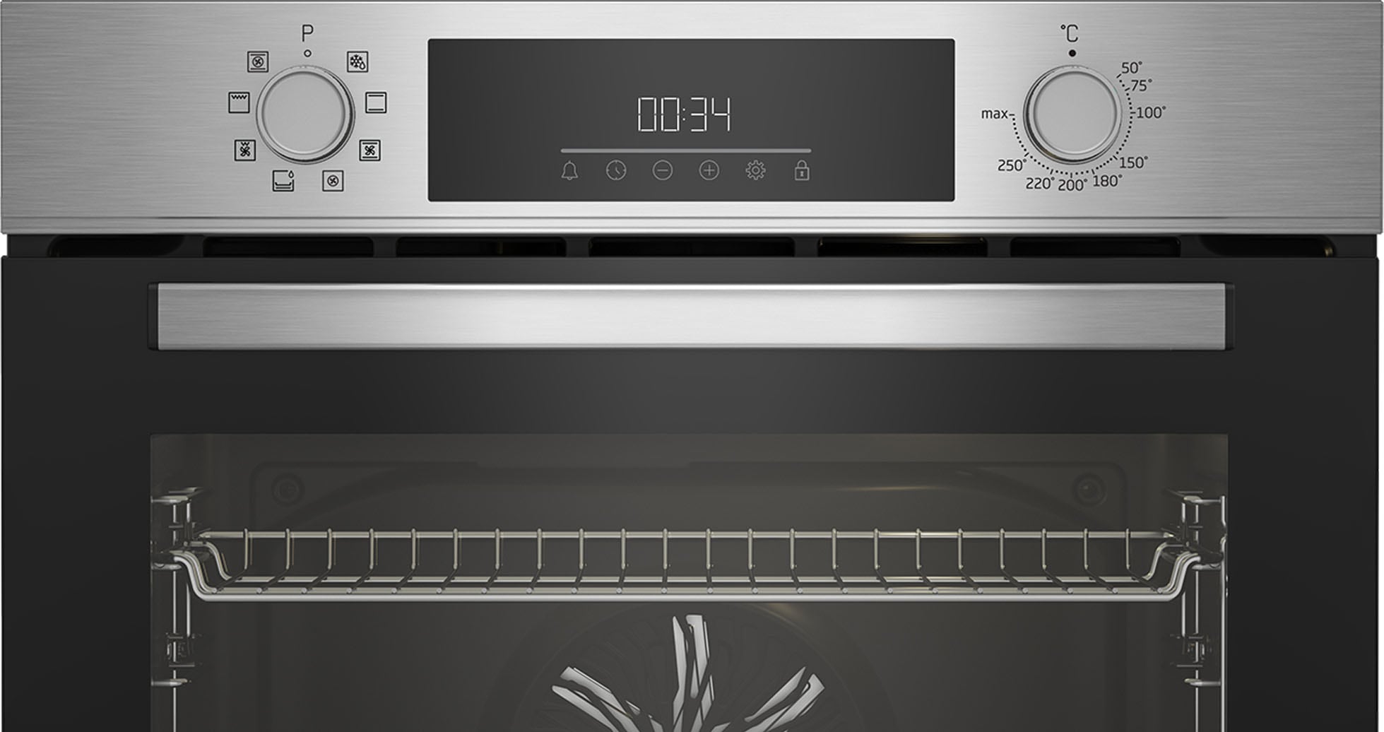 BEKO Einbaubackofen  »BBIM12300X«, mit Teleskopauszug nachrüstbar