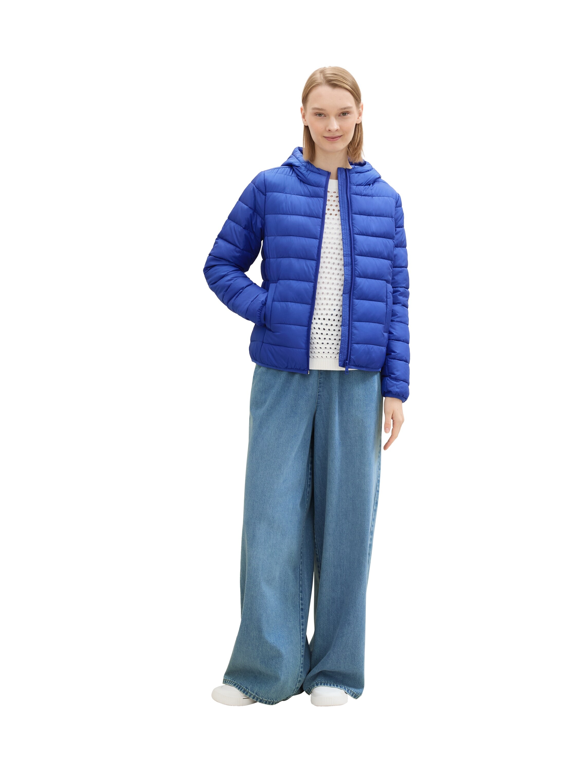 TOM TAILOR Denim Steppjacke mit Kapuze mit Kapuze