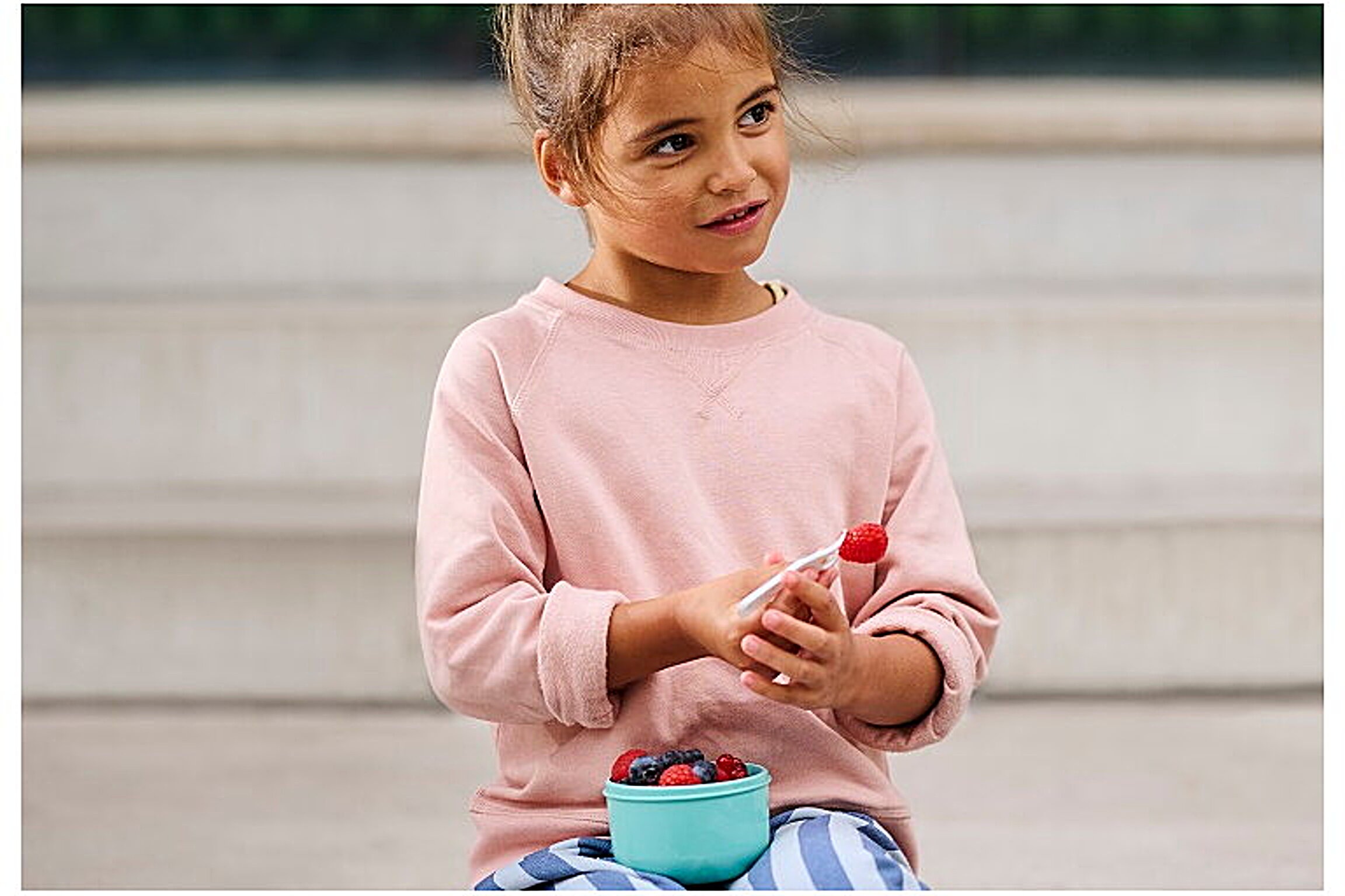 Mepal Lunchbox »Fruchtbox mit Gabel Campus 300 ml«, (1 tlg.)