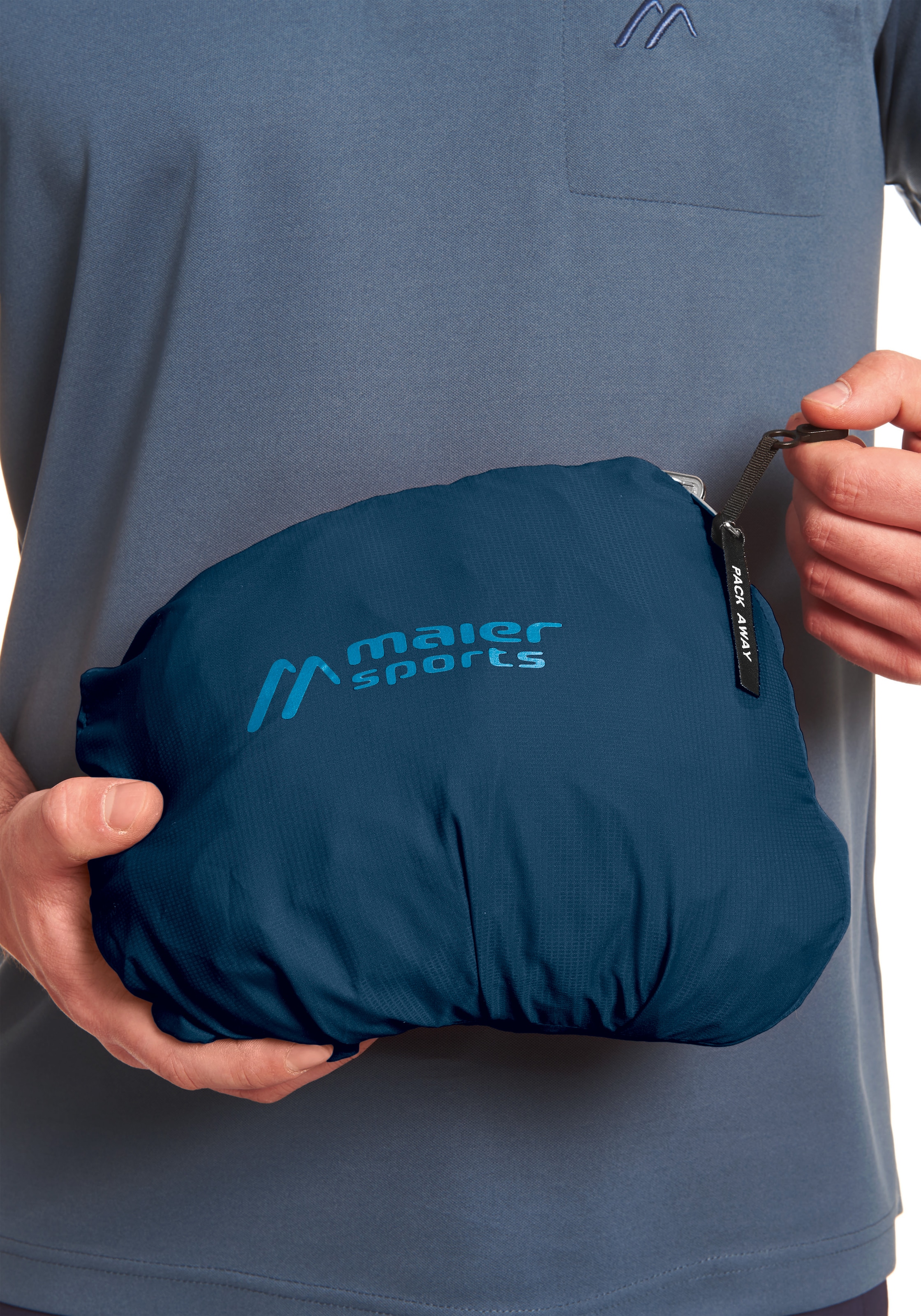 Maier Sports Funktionsjacke »Metor M«, mit Packaway Funktion