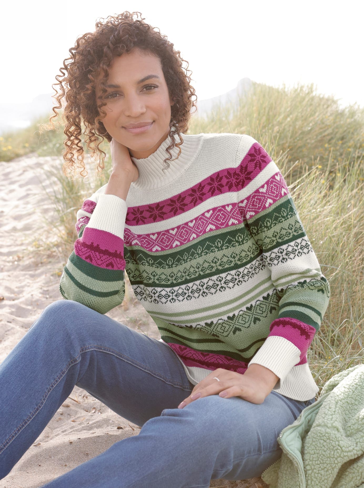 Casual Looks Stehkragenpullover »Stehkragen-Pullover«