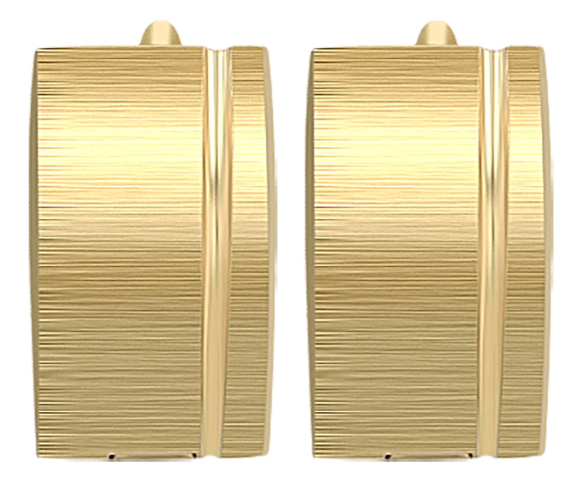 Adelia´s Paar Creolen »Damen Ohrringe ¿ Klappcreole aus Edelstahl«