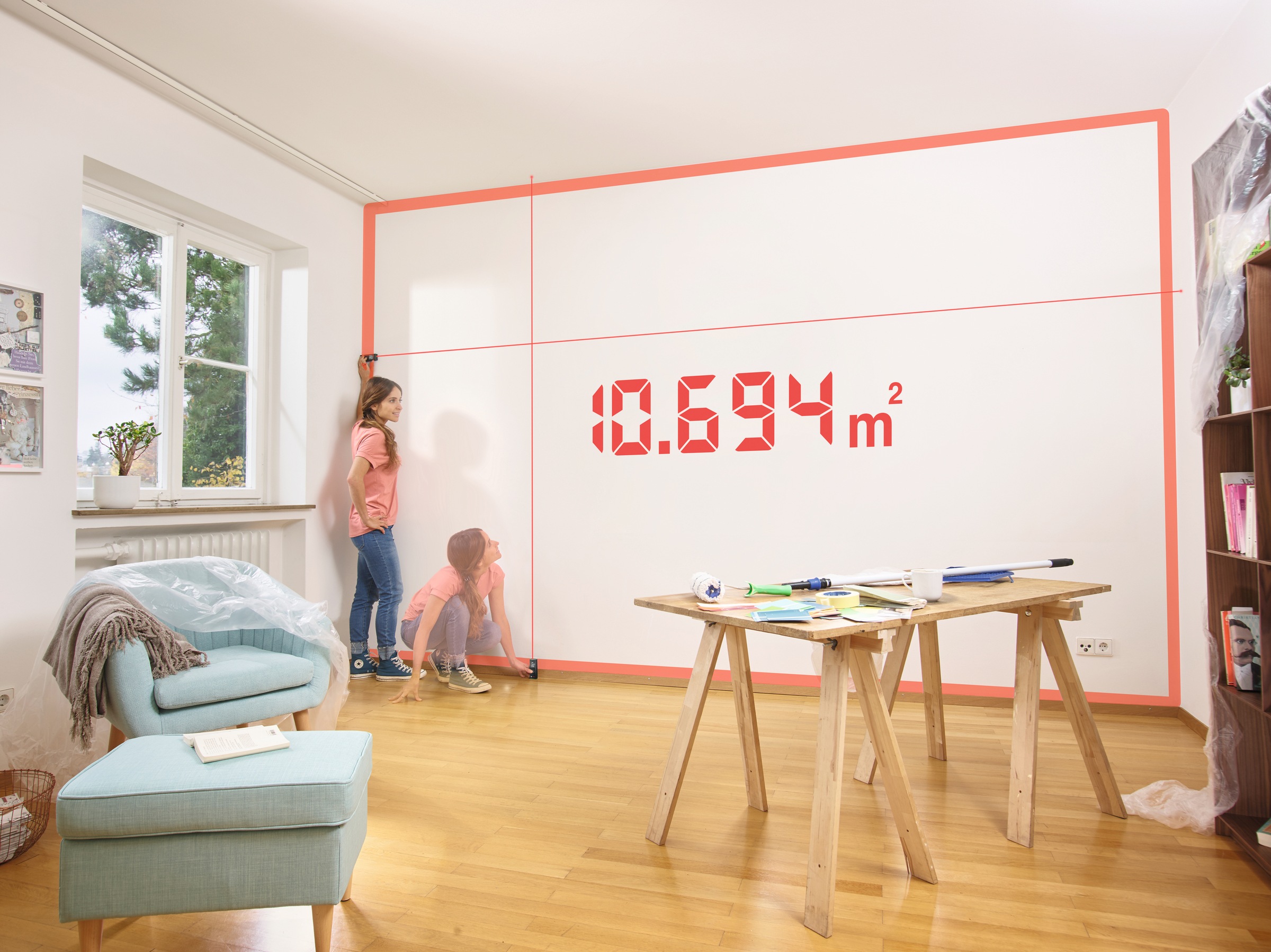 Bosch Home & Garden Entfernungsmesser »Zamo III Set«, (Set)