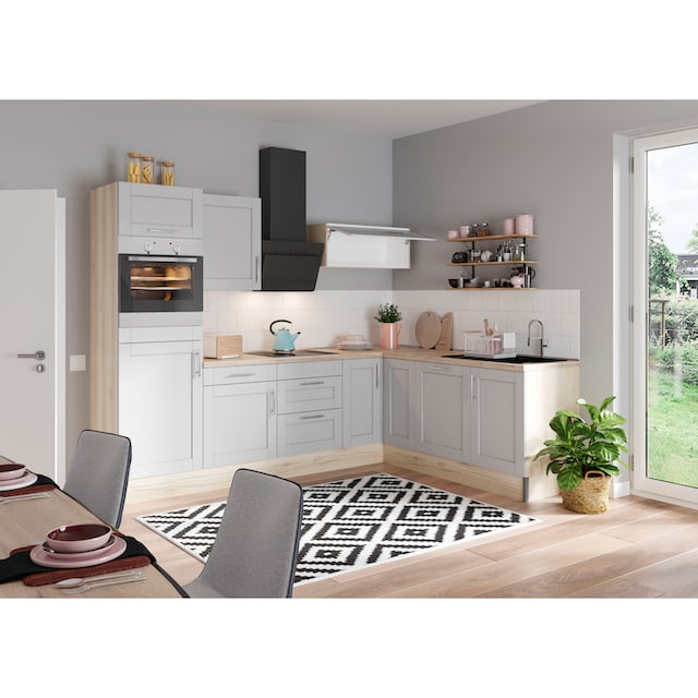 OPTIFIT Küche »Ahus«, 200 x 270 cm breit, wahlweise mit E-Geräten, Soft  Close Funktion im OTTO Online Shop
