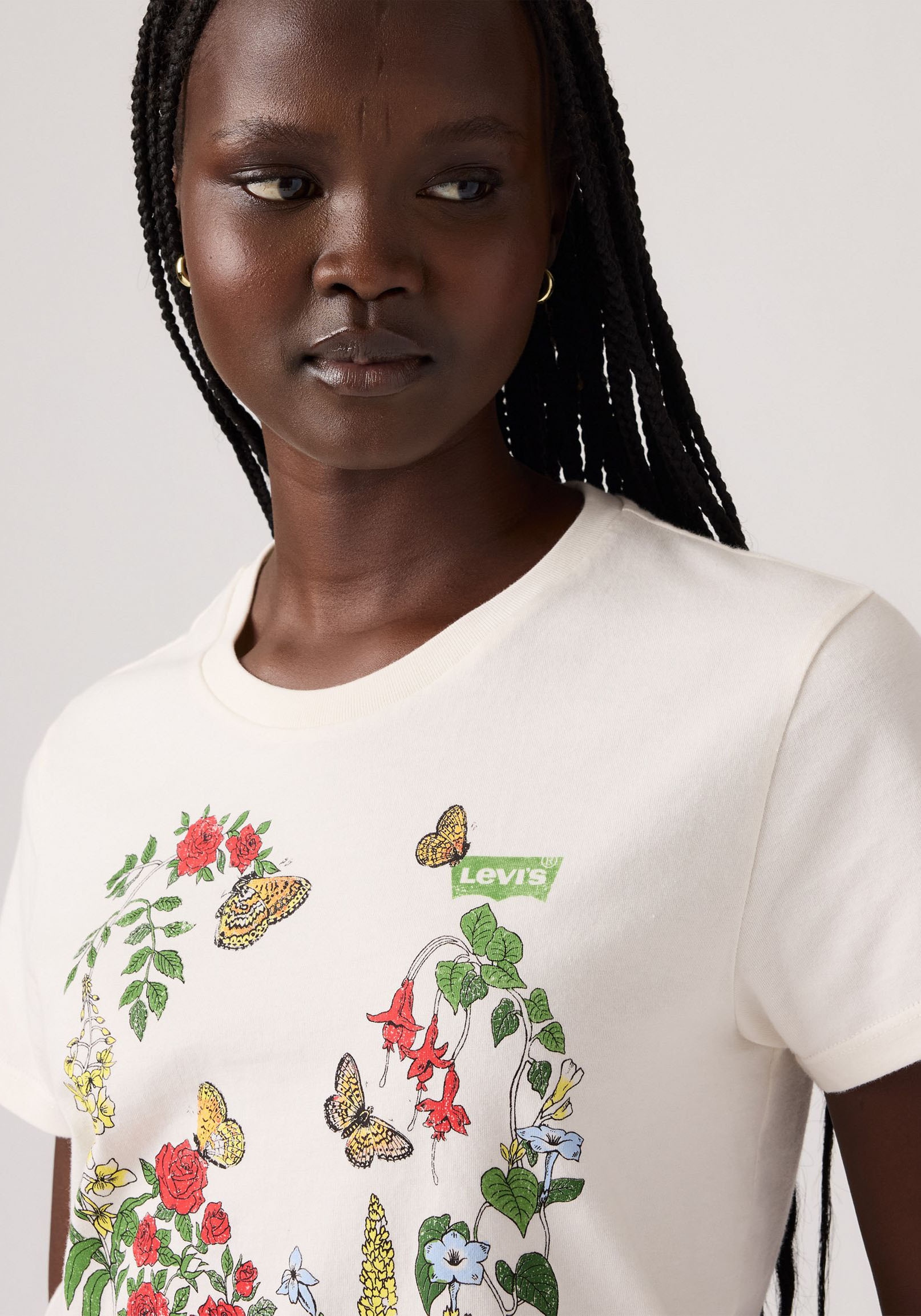 Levi's® T-Shirt »THE PERFECT TEE«, mit Blumen Print